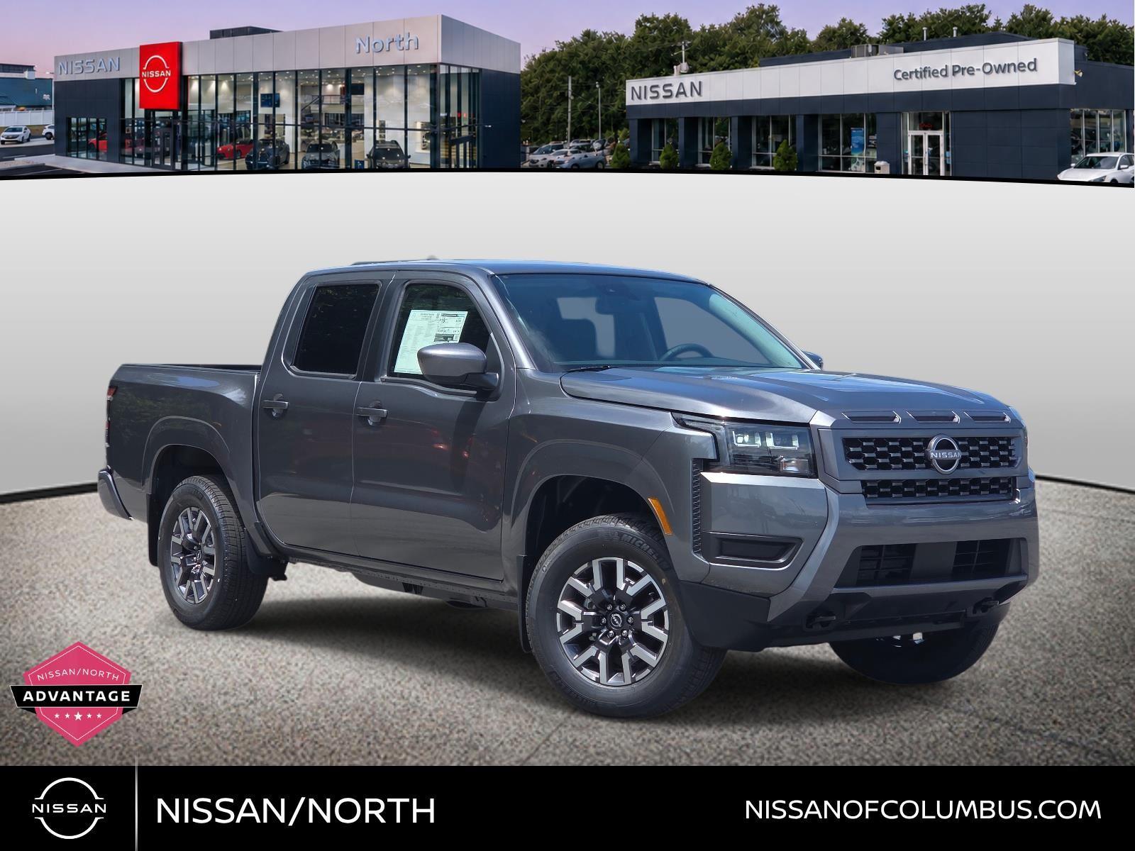 Gray (Gun Metallic) 2026 Nissan Frontier Pickup Truck Four-Wheel Drive Automatic