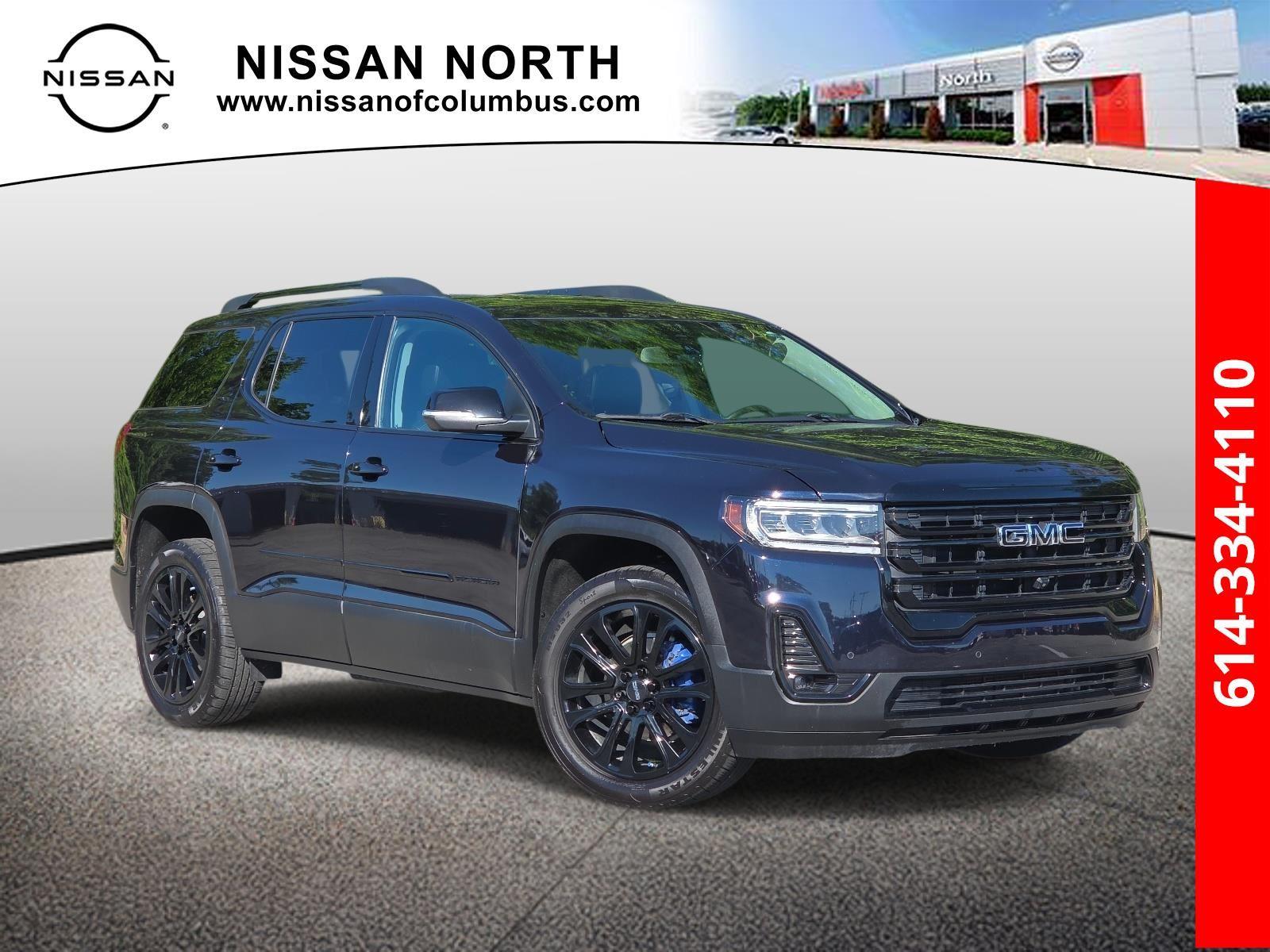 Gray (Satin Steel Metallic) 2021 GMC Acadia SUV / Crossover Front-Wheel Drive 9-Speed Automatic