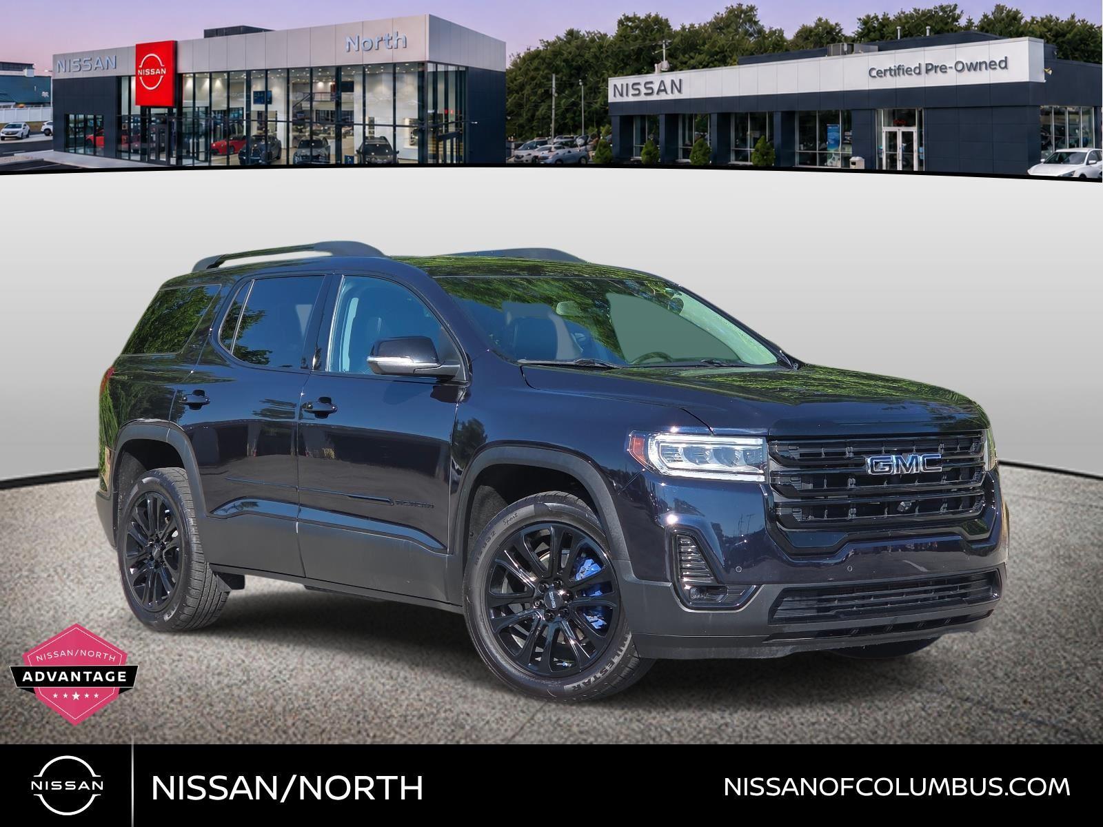 Gray (Satin Steel Metallic) 2021 GMC Acadia SUV / Crossover Front-Wheel Drive 9-Speed Automatic
