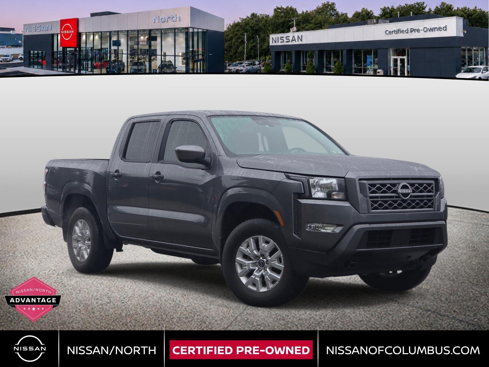Gray (Gun Metallic) 2023 Nissan Frontier Pickup Truck Four-Wheel Drive Automatic