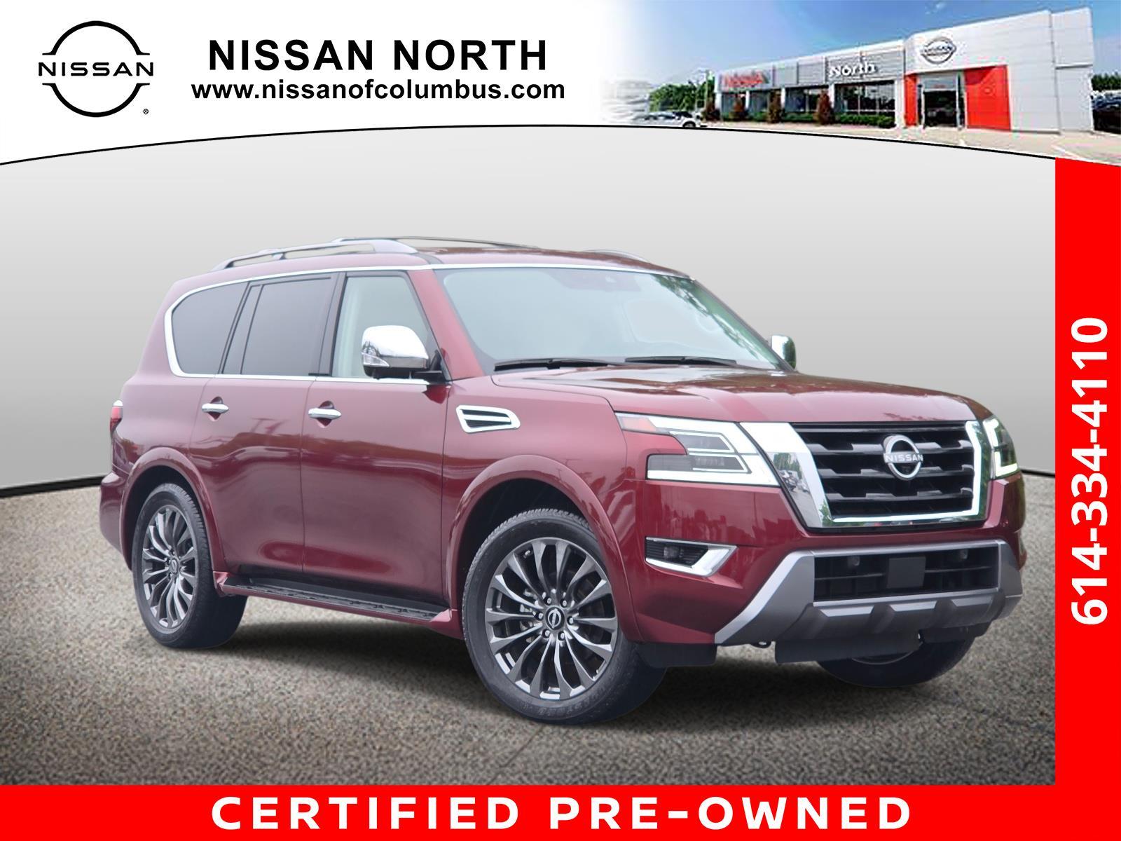 Red 2023 Nissan Armada SUV / Crossover Four-Wheel Drive 