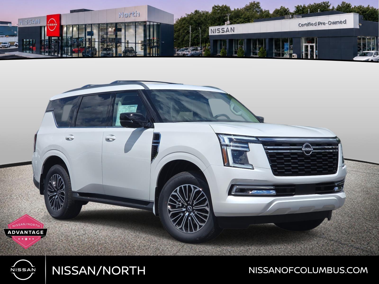Aspen White Tricoat 2026 Nissan Armada SUV / Crossover Four-Wheel Drive Automatic