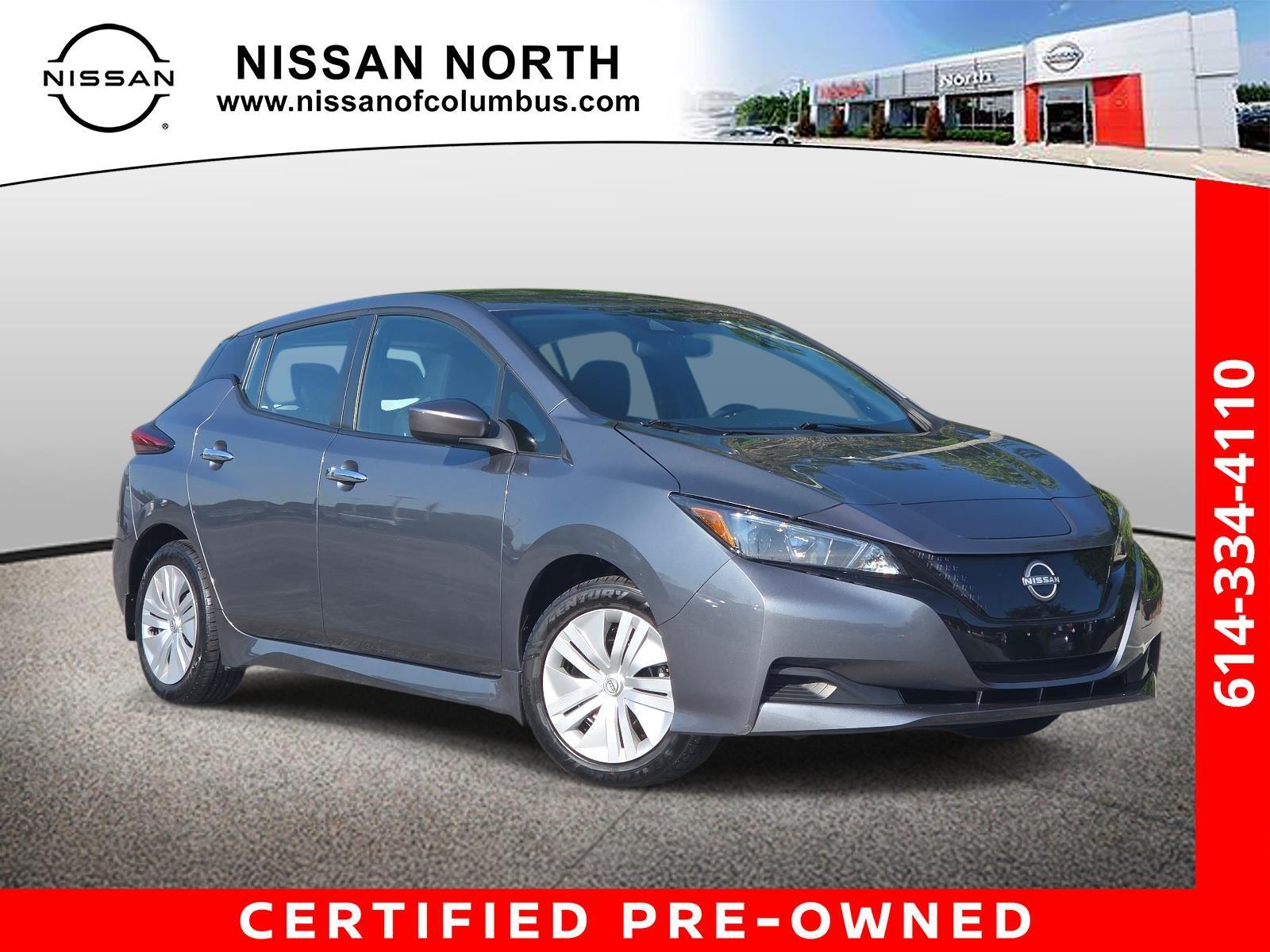Gray (Gun Metallic) 2023 Nissan LEAF Hatchback Front-Wheel Drive Automatic