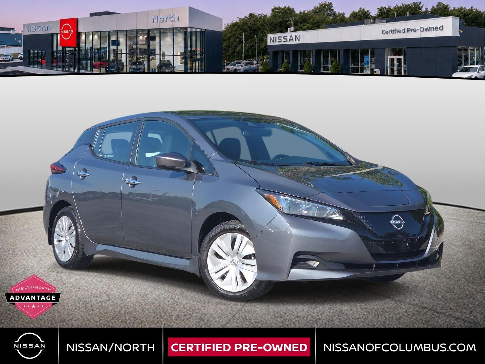 Gray (Gun Metallic) 2023 Nissan LEAF Hatchback Front-Wheel Drive Automatic