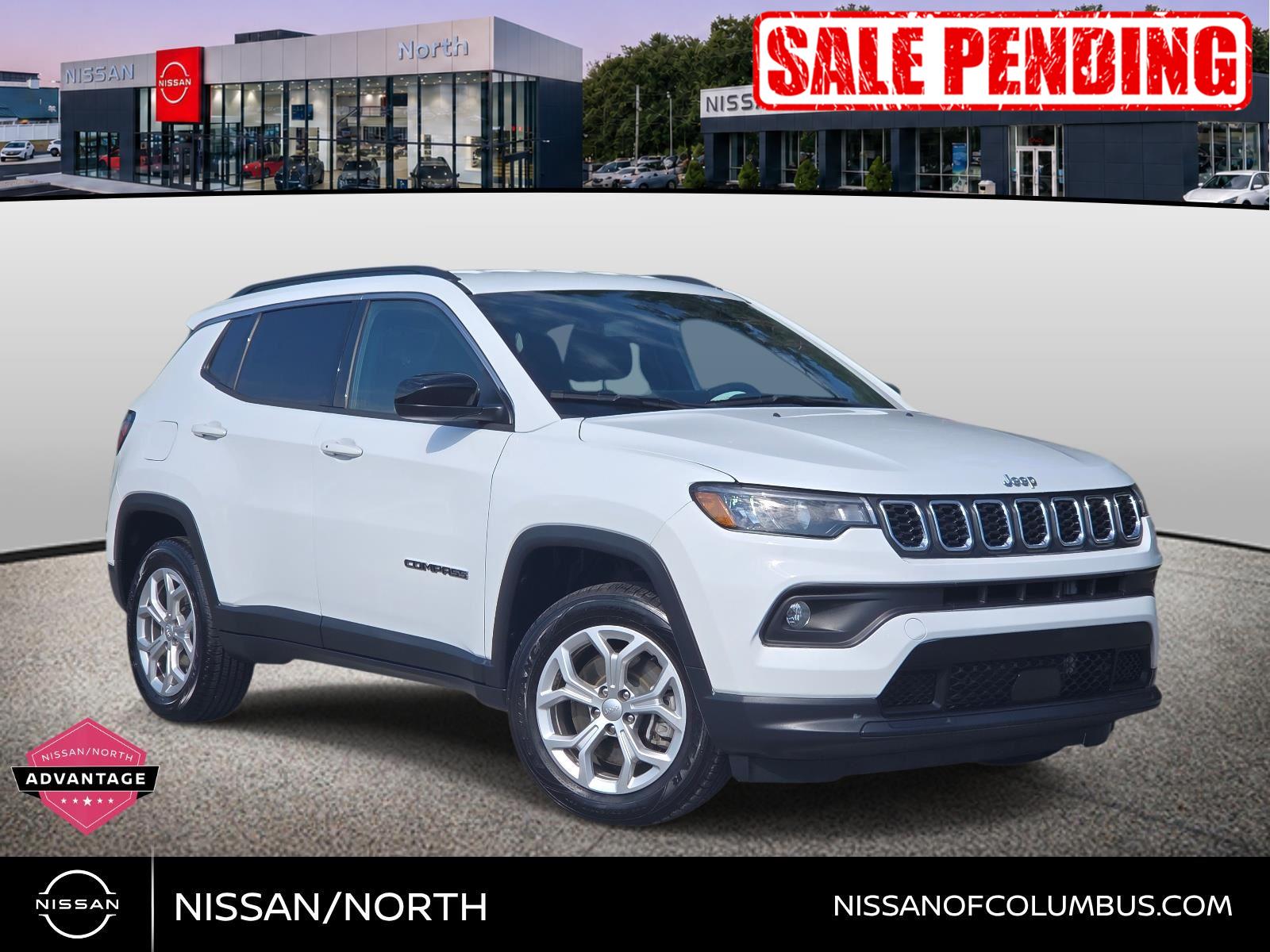 White 2024 Jeep Compass SUV / Crossover Four-Wheel Drive 
