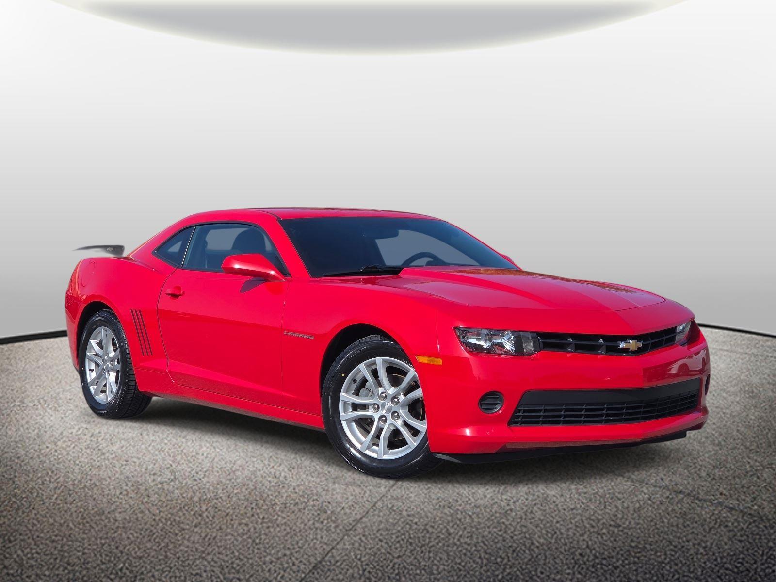 Red Hot 2015 Chevrolet Camaro Coupe Rear-Wheel Drive 6-Speed Manual