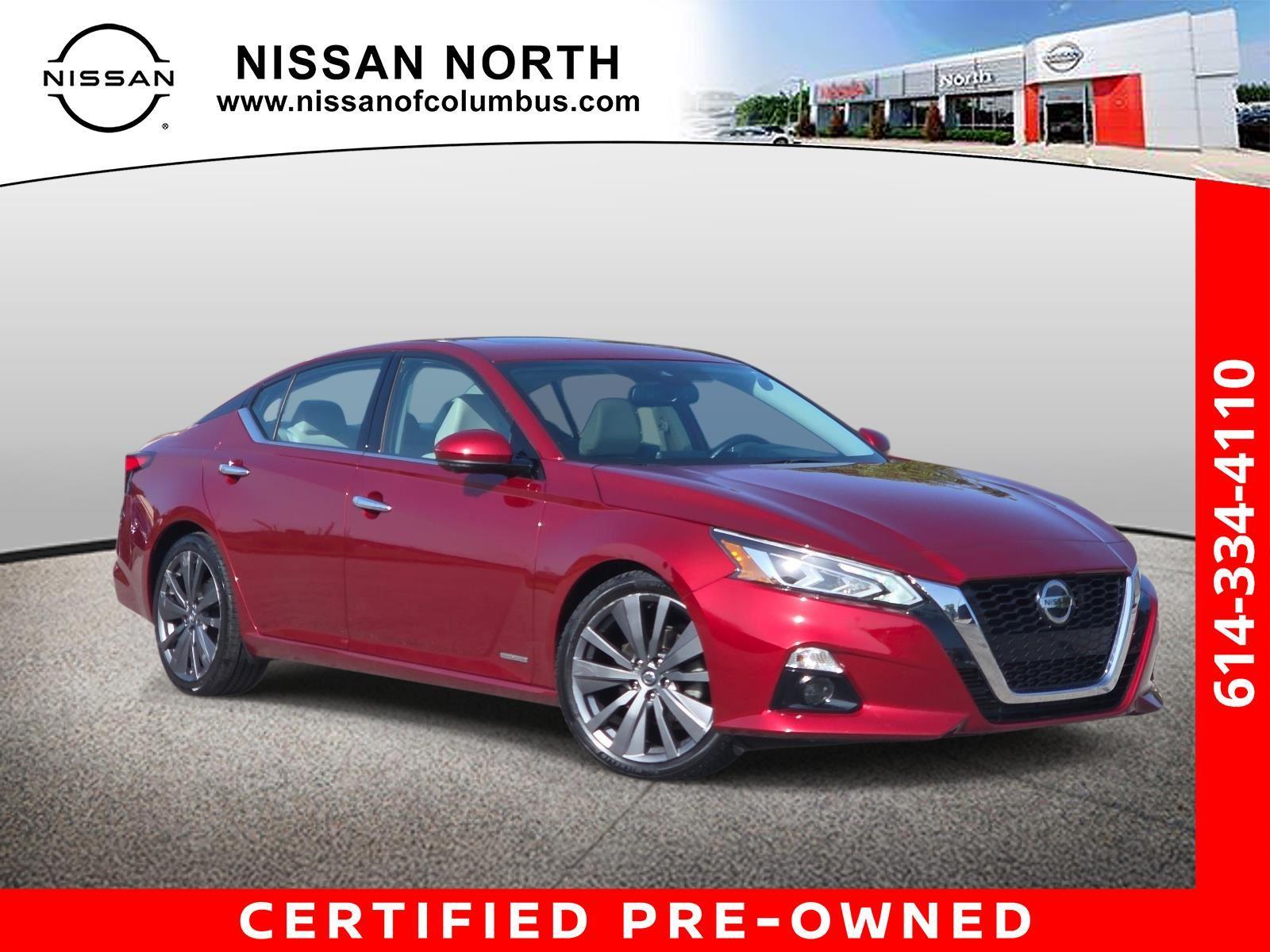 Red (Scarlet Ember Tintcoat) 2019 Nissan Altima Sedan Front-Wheel Drive Continuously Variable Transmission