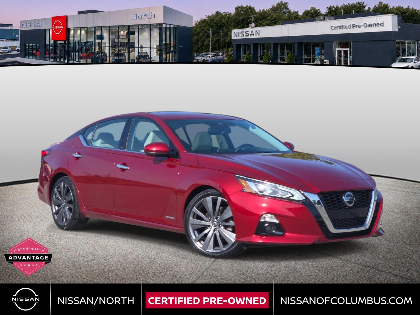 Red (Scarlet Ember Tintcoat) 2019 Nissan Altima Sedan Front-Wheel Drive Continuously Variable Transmission