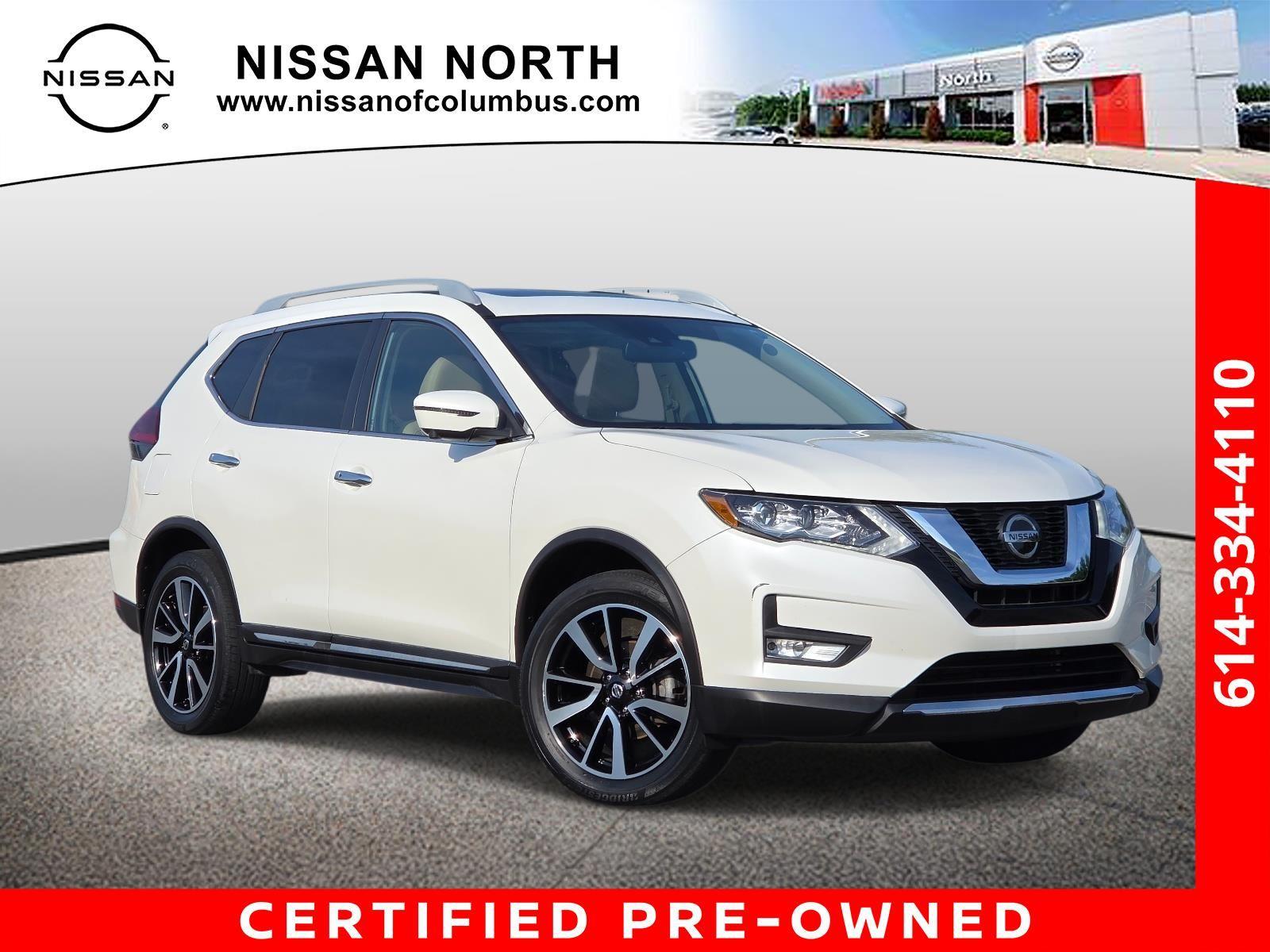 Pearl White Tricoat 2020 Nissan Rogue SUV / Crossover All-Wheel Drive Continuously Variable Transmission