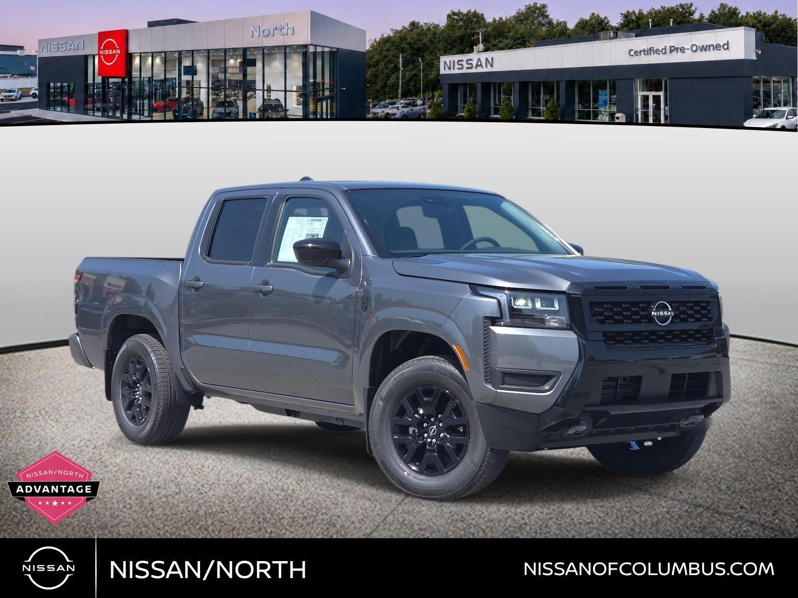 Gray (Gun Metallic) 2026 Nissan Frontier Pickup Truck Four-Wheel Drive Automatic