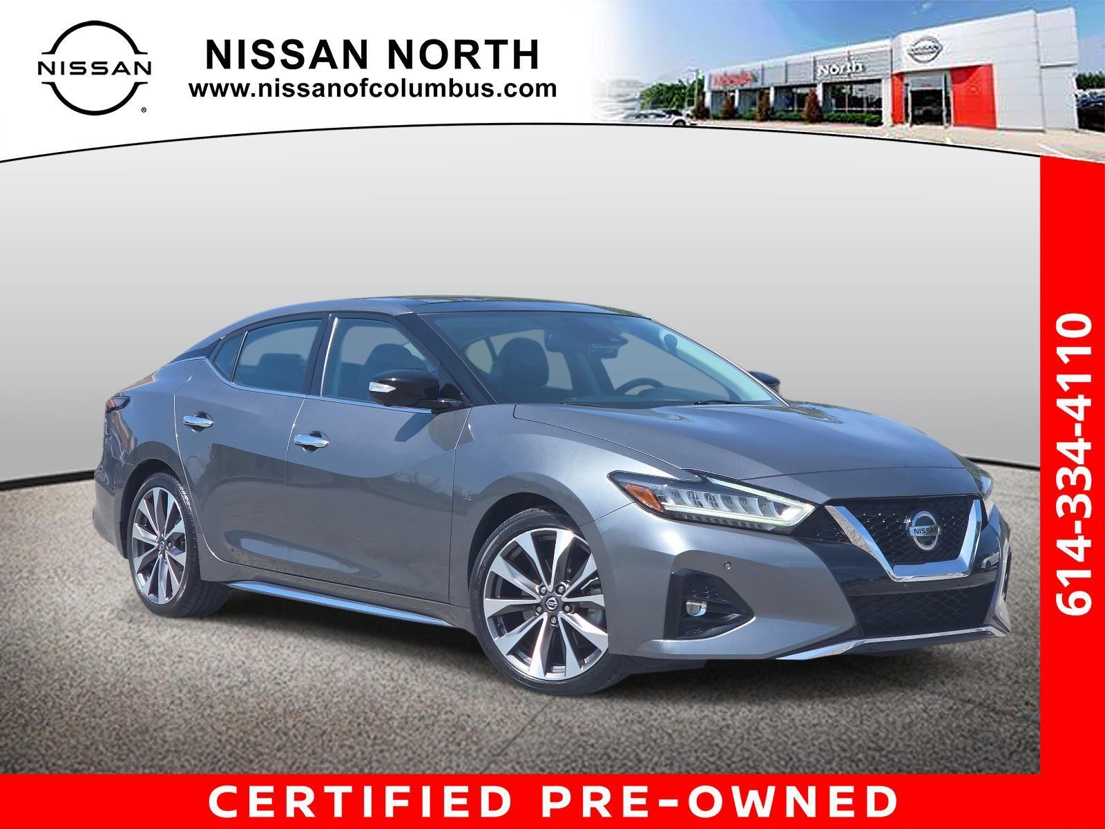 Gray (Gun Metallic) 2019 Nissan Maxima Sedan Front-Wheel Drive Continuously Variable Transmission