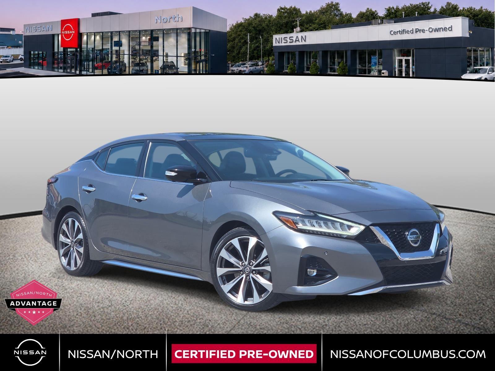 Gray (Gun Metallic) 2019 Nissan Maxima Sedan Front-Wheel Drive Continuously Variable Transmission