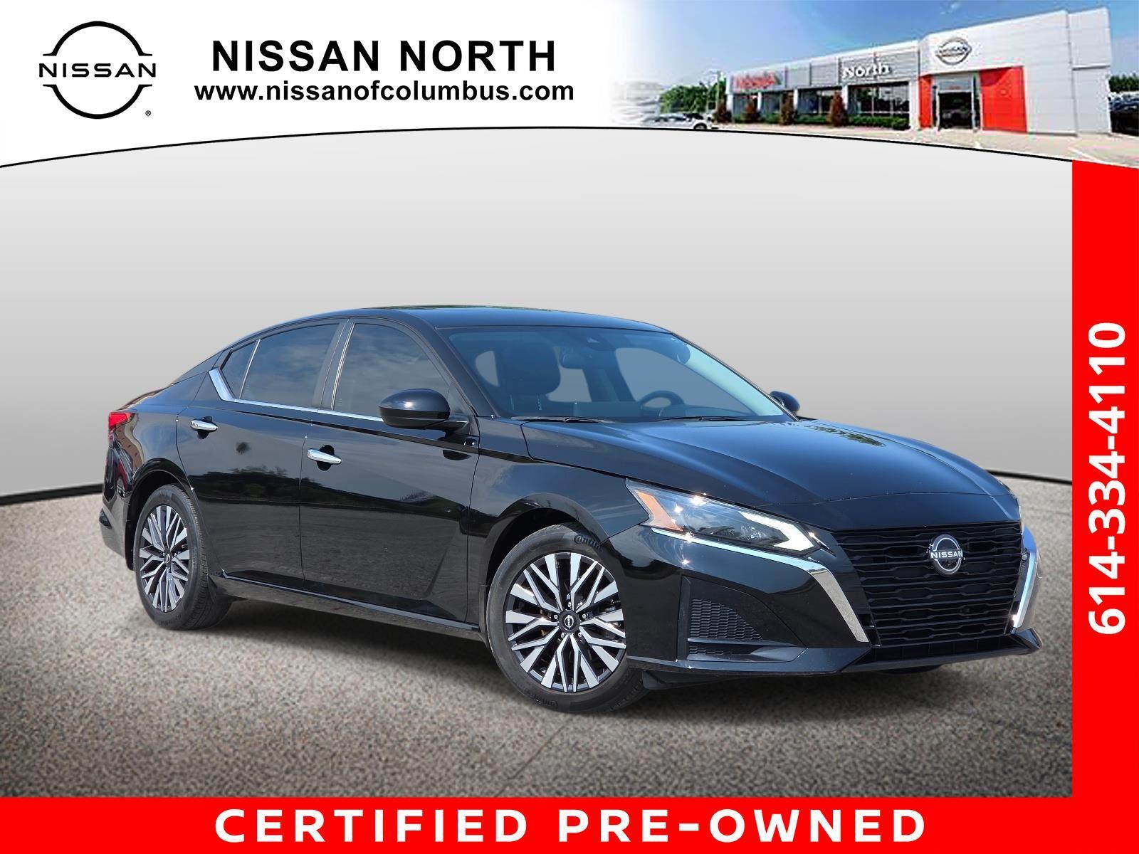 Super Black 2023 Nissan Altima Sedan Front-Wheel Drive Continuously Variable Transmission