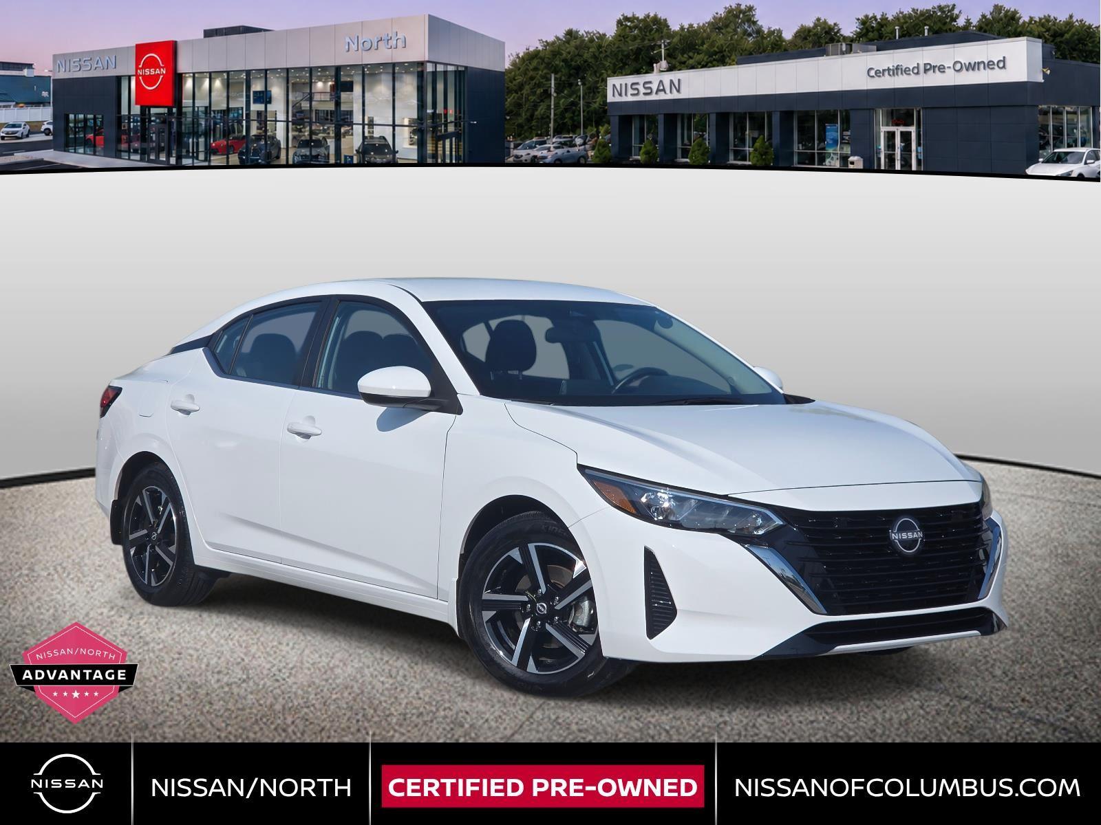White (Fresh Powder) 2025 Nissan Sentra Sedan Front-Wheel Drive Continuously Variable Transmission