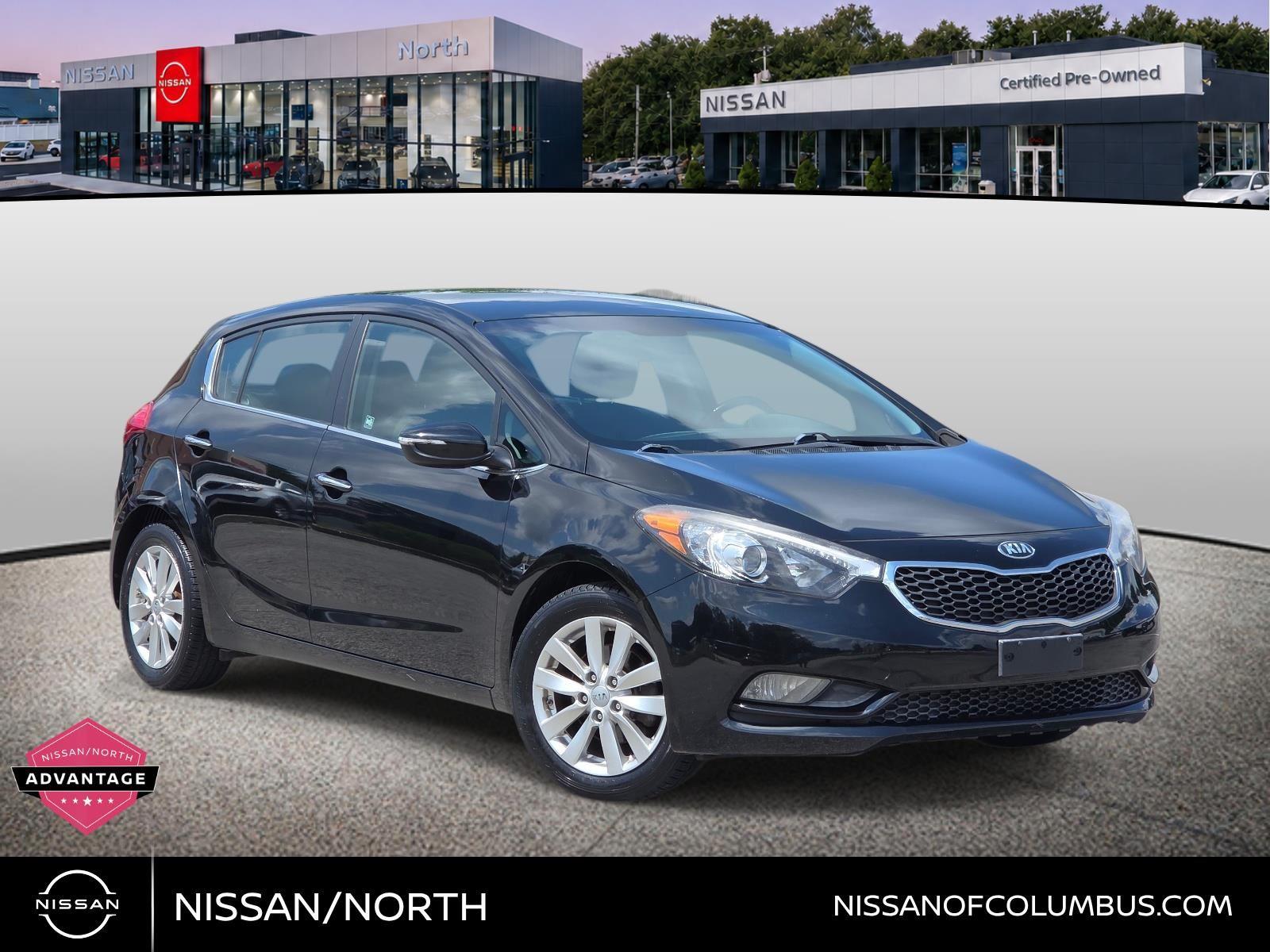 Aurora Black 2015 Kia Forte5 Hatchback Front-Wheel Drive Automatic