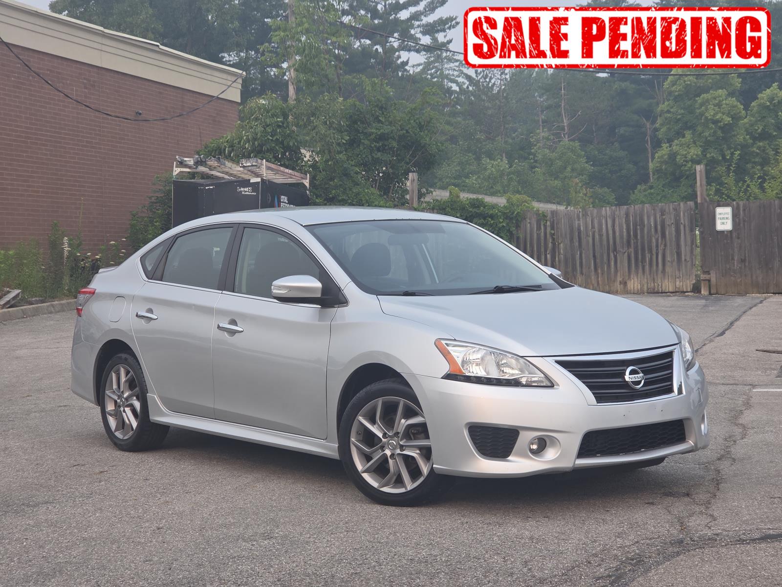 Brilliant Silver 2015 Nissan Sentra Sedan Front-Wheel Drive Continuously Variable Transmission