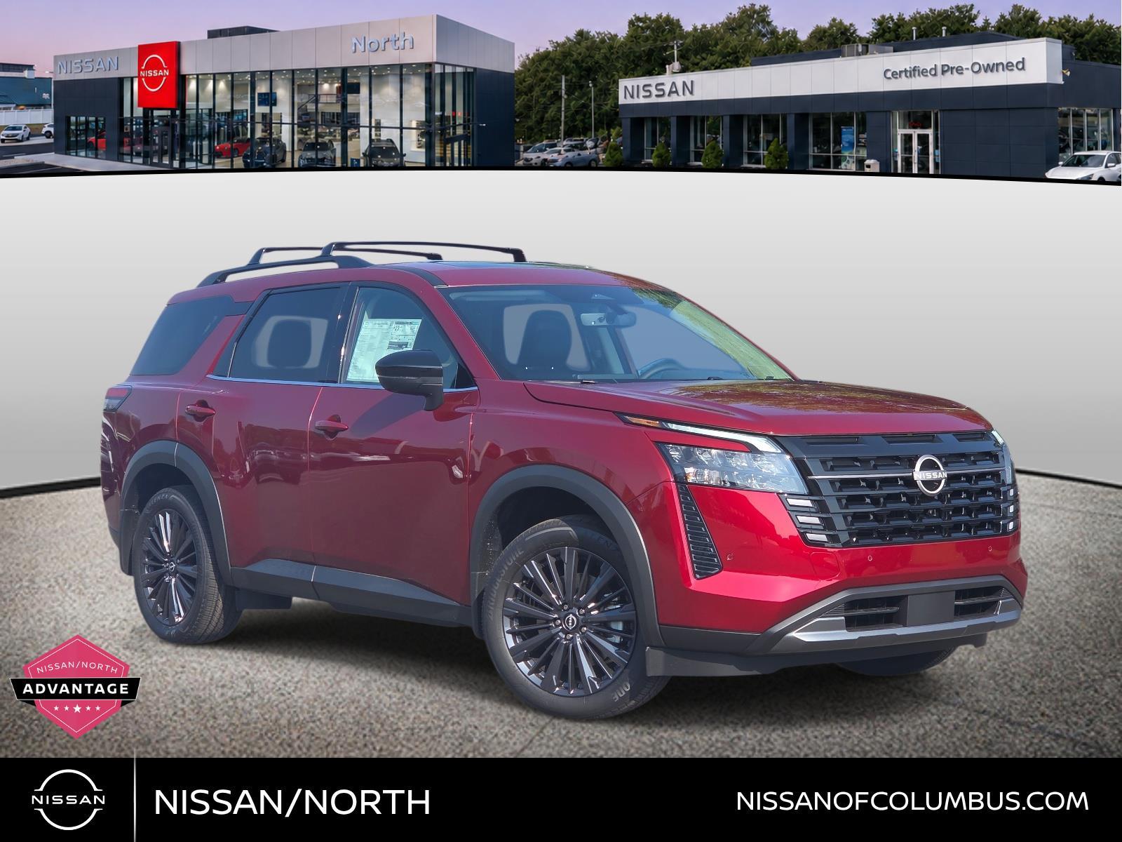 Red (Scarlet Ember Tintcoat) 2026 Nissan Pathfinder SUV / Crossover All-Wheel Drive Automatic