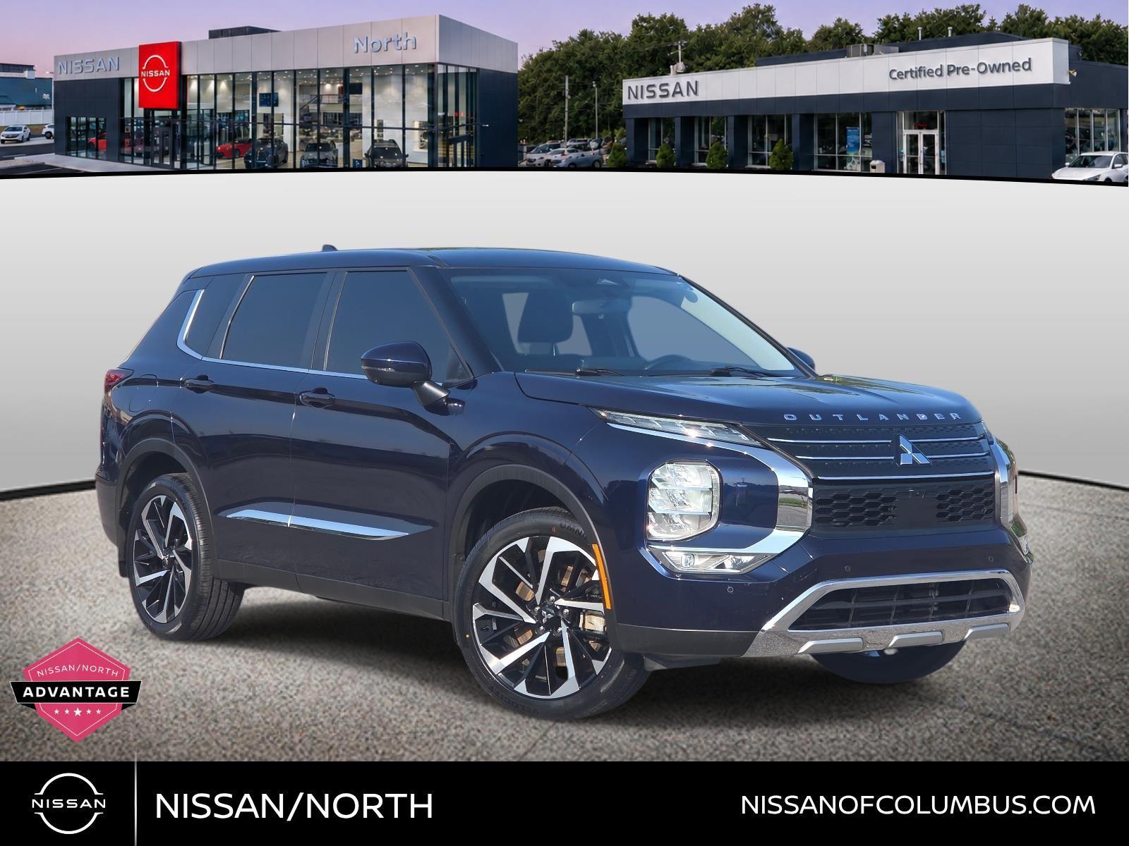Cosmic Blue Metallic 2022 Mitsubishi Outlander SUV / Crossover All-Wheel Drive Continuously Variable Transmission