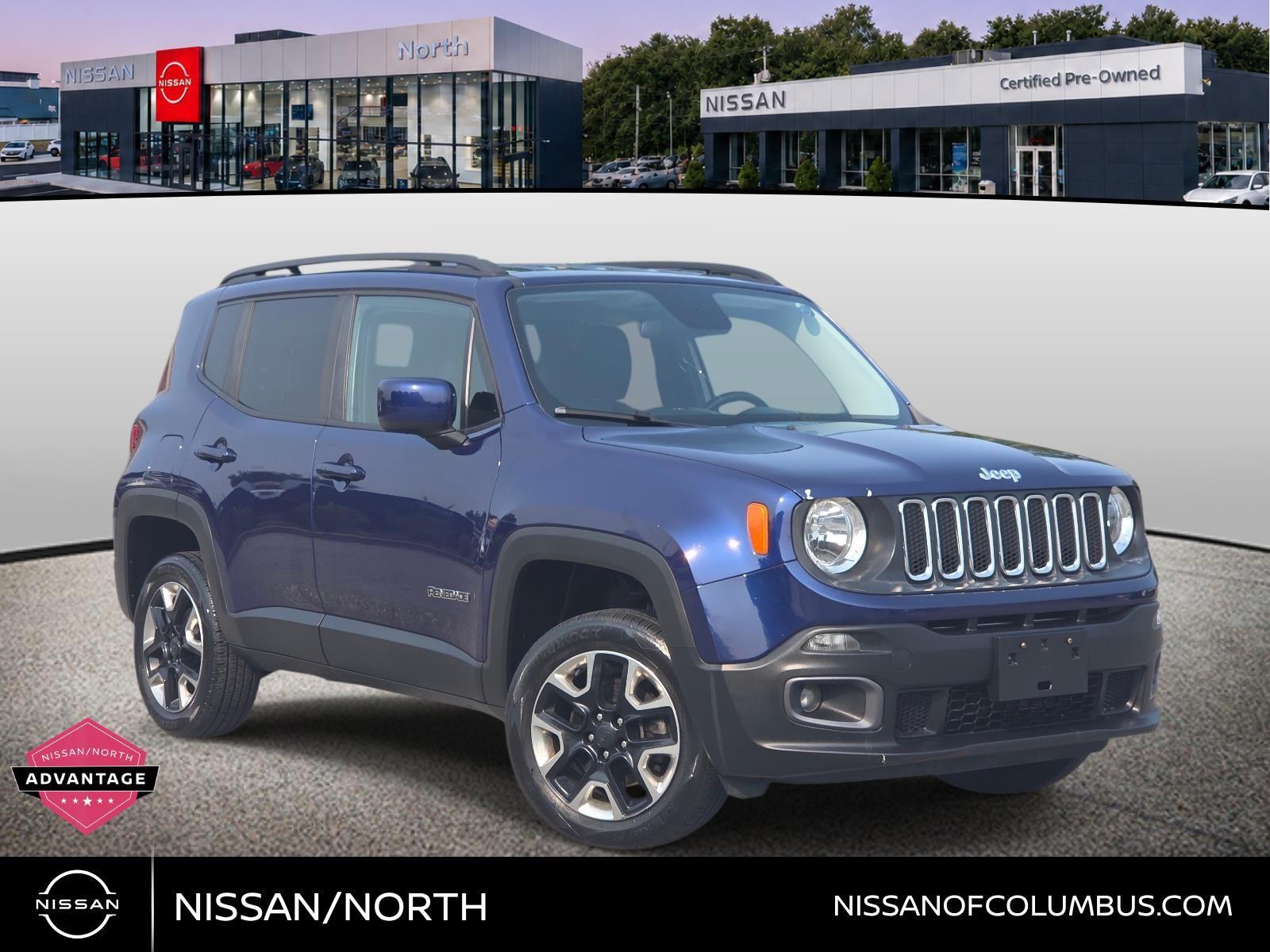 Jetset Blue 2017 Jeep Renegade SUV / Crossover Four-Wheel Drive 9-Speed Automatic