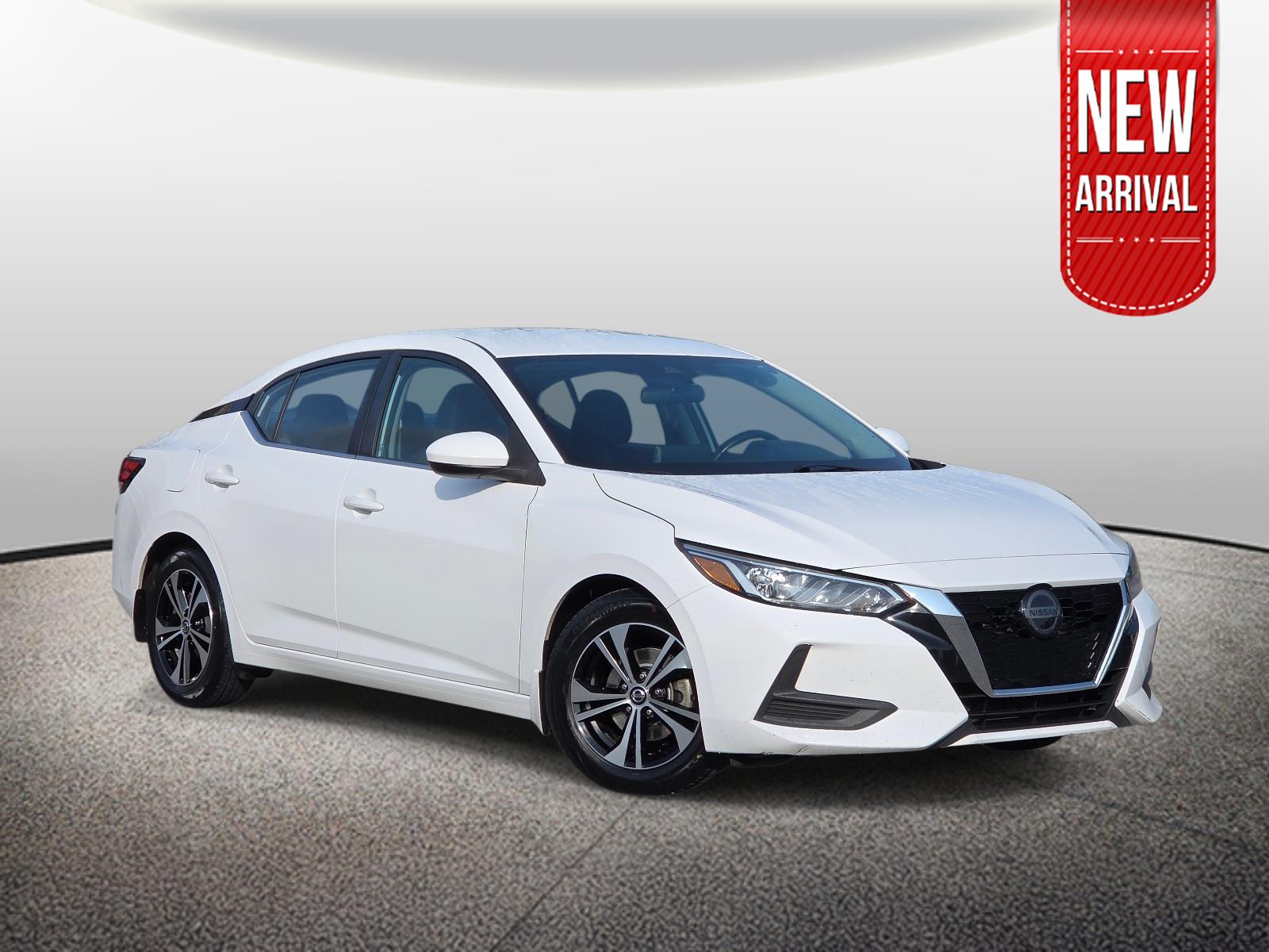 White (Fresh Powder) 2021 Nissan Sentra Sedan Front-Wheel Drive Continuously Variable Transmission