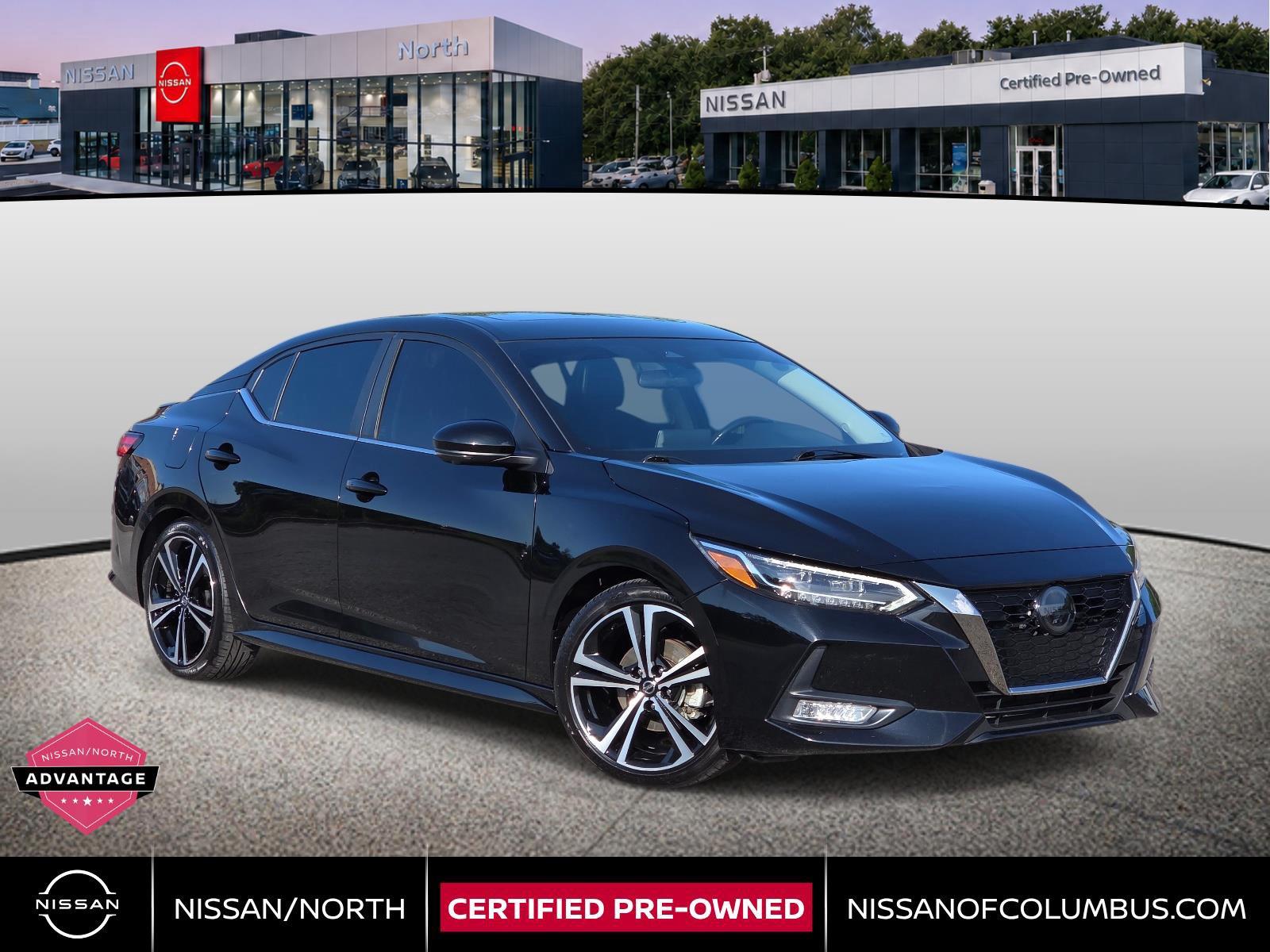 Super Black 2023 Nissan Sentra Sedan Front-Wheel Drive Continuously Variable Transmission