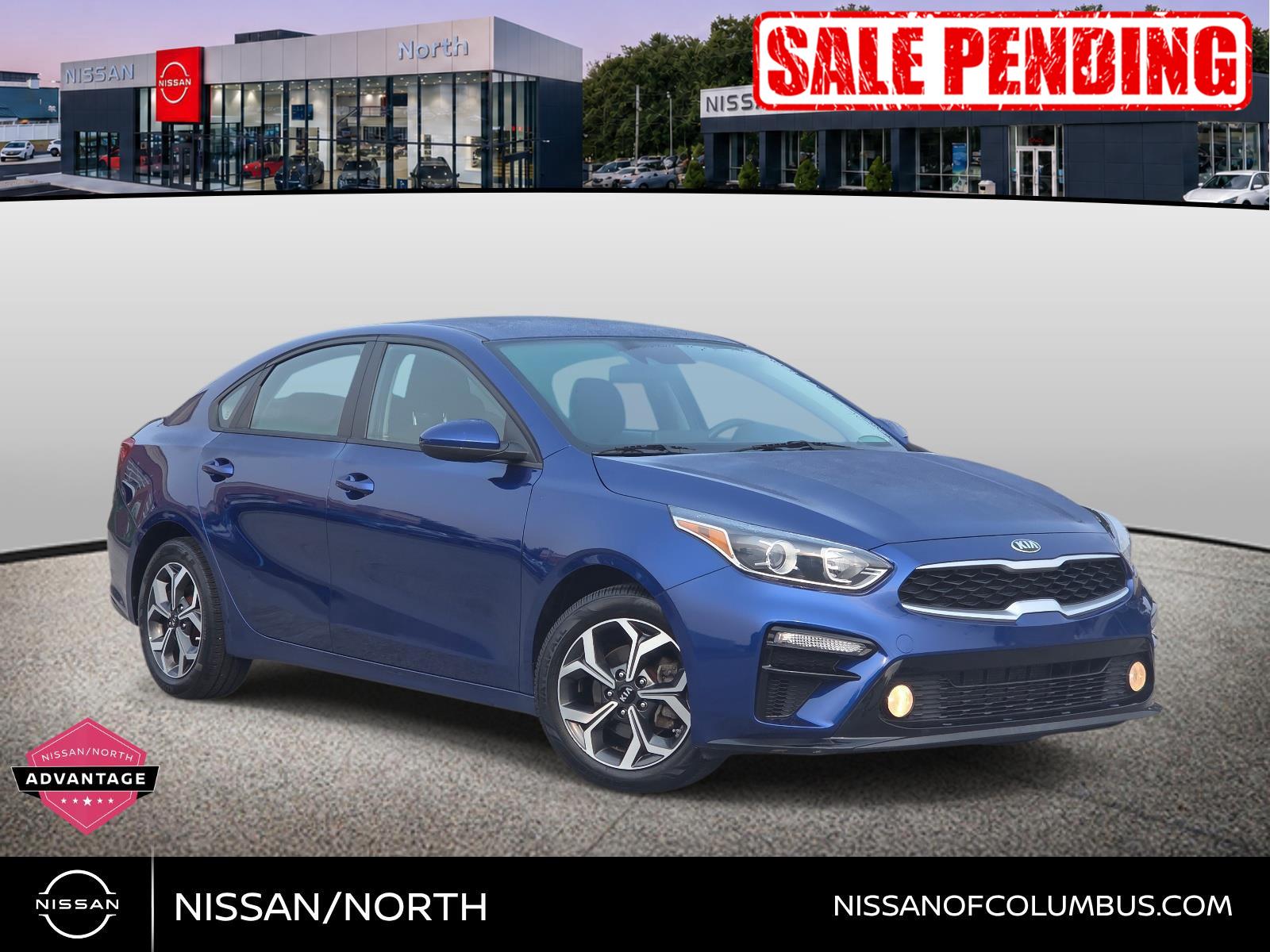 Deep Sea Blue 2020 Kia Forte Sedan Front-Wheel Drive Continuously Variable Transmission