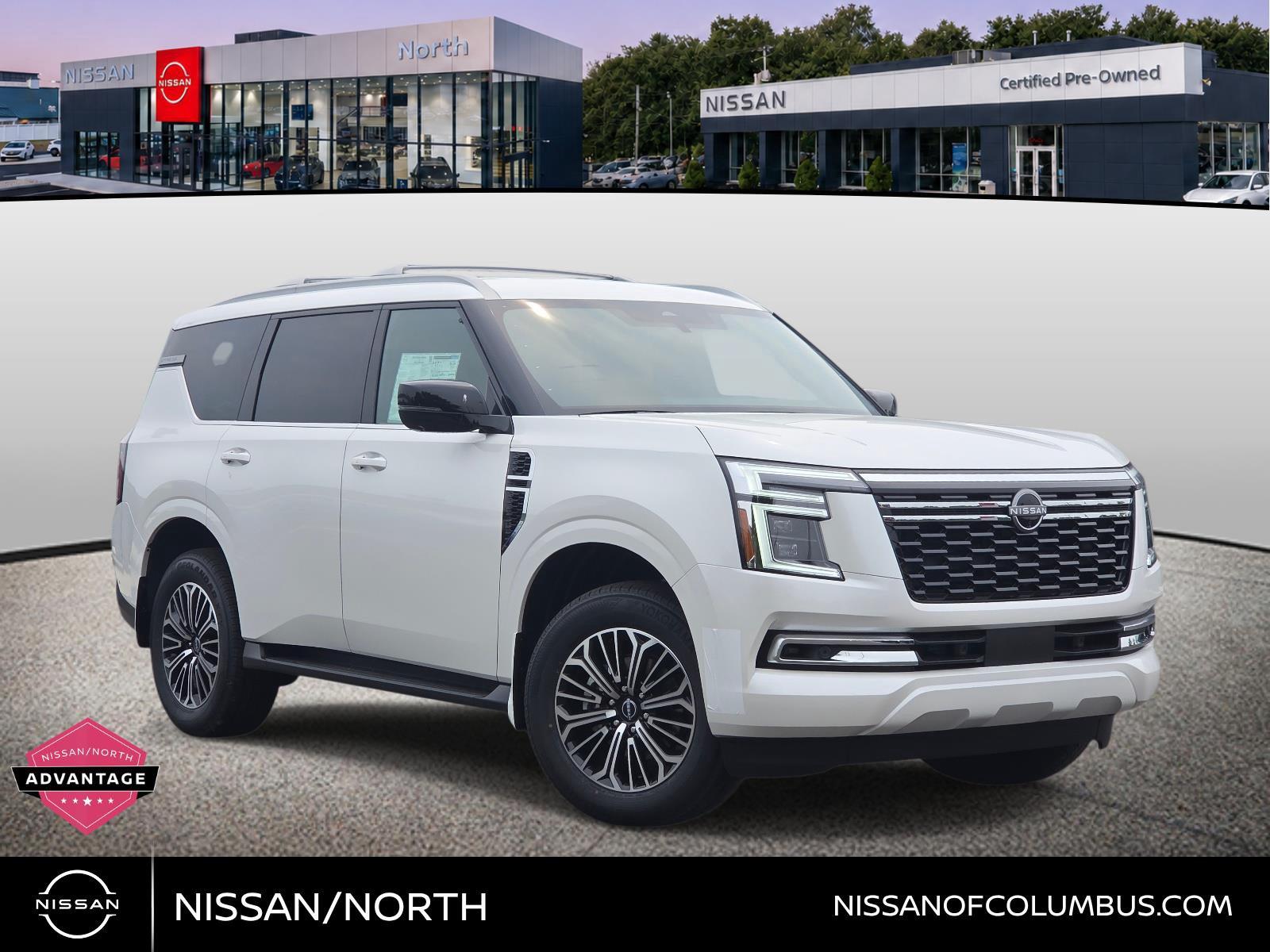 Aspen White Tricoat 2026 Nissan Armada SUV / Crossover Four-Wheel Drive Automatic