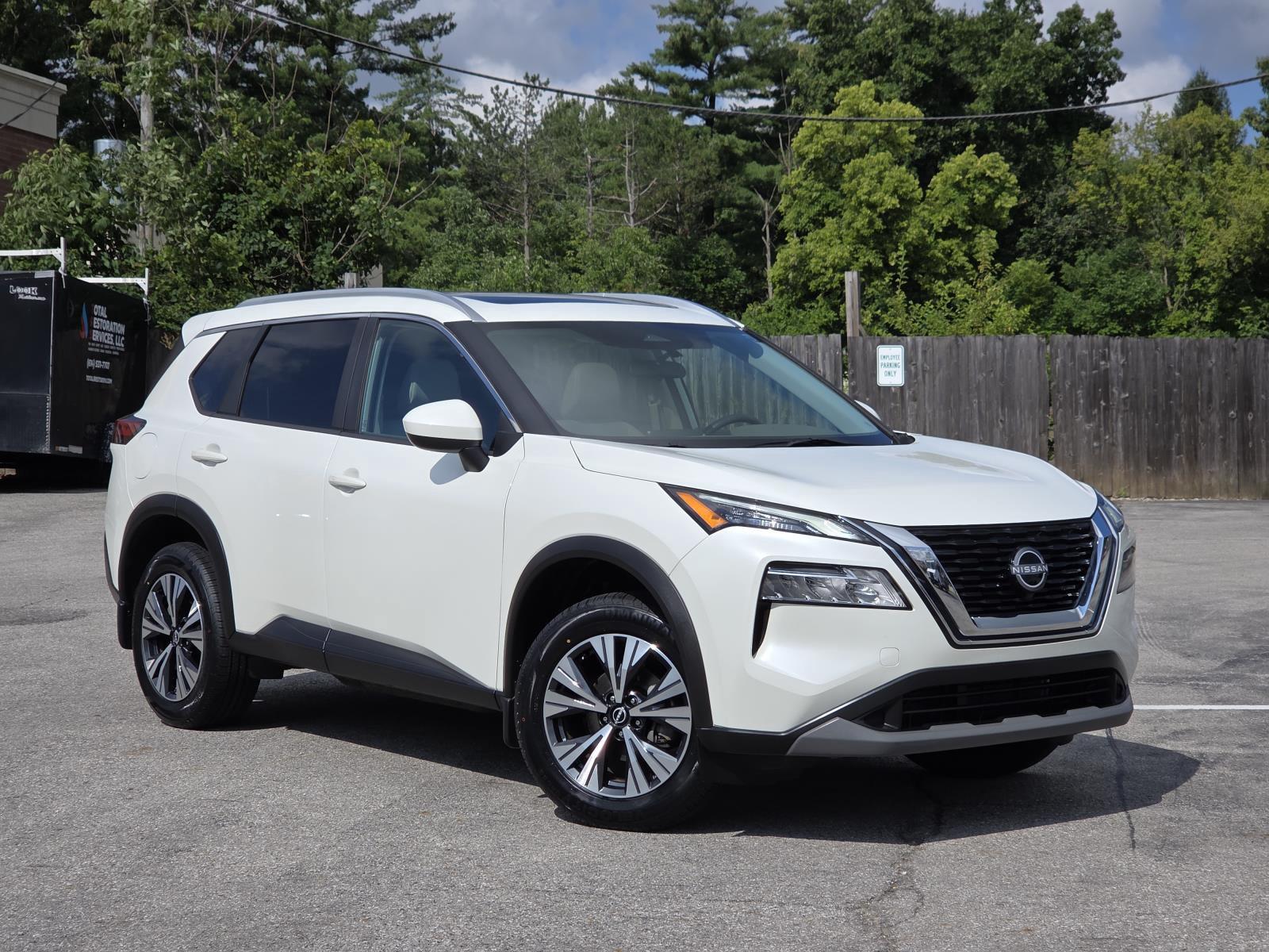 Pearl White Tricoat 2023 Nissan Rogue SUV / Crossover All-Wheel Drive Continuously Variable Transmission