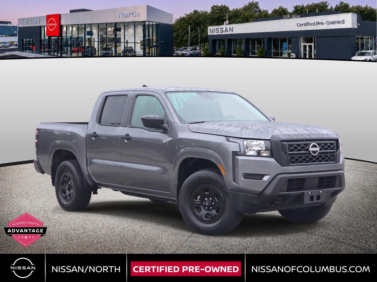 Gray (Gun Metallic) 2024 Nissan Frontier Pickup Truck Four-Wheel Drive Automatic