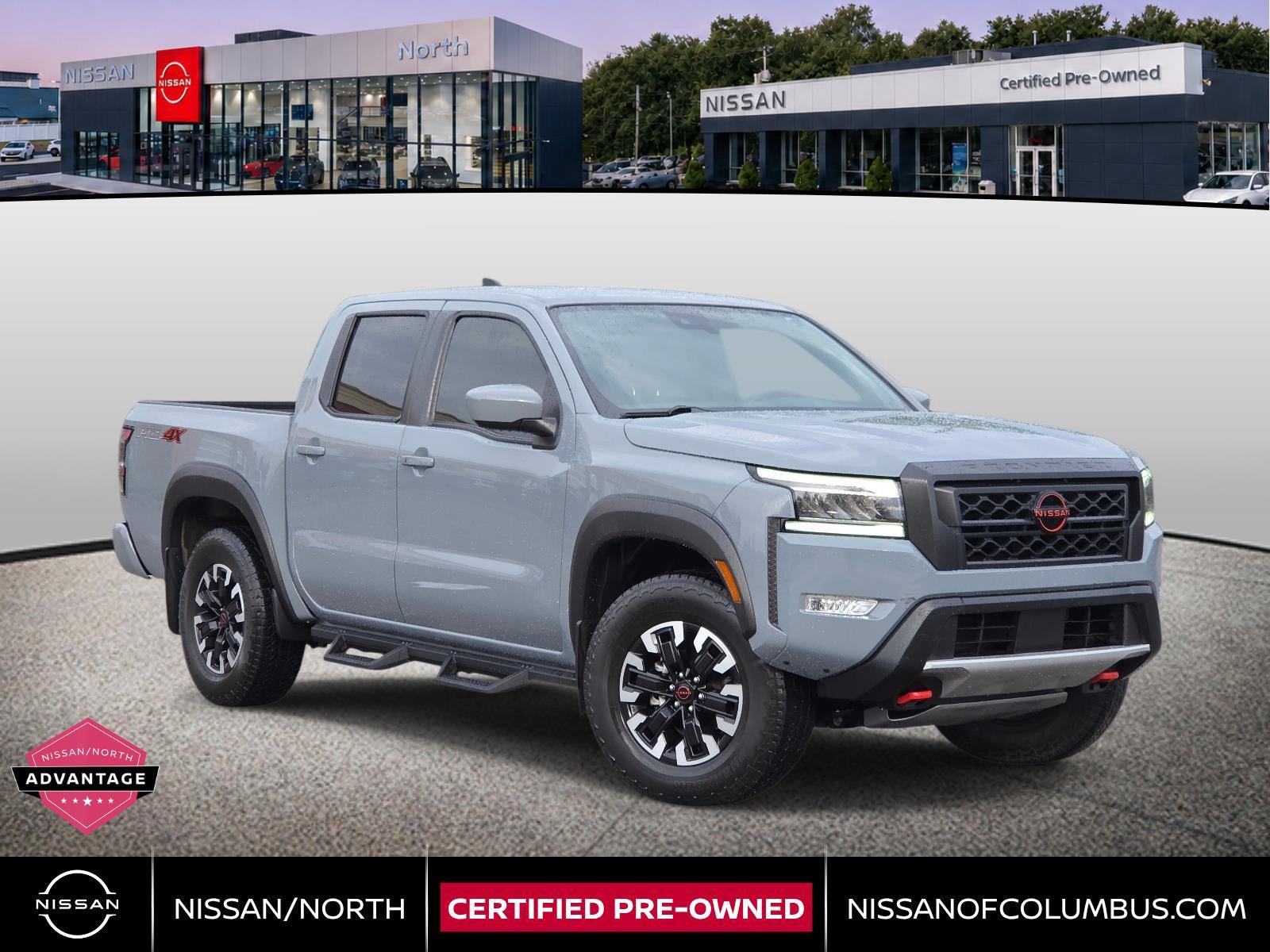 Boulder Gray Pearl 2024 Nissan Frontier Pickup Truck Four-Wheel Drive Automatic