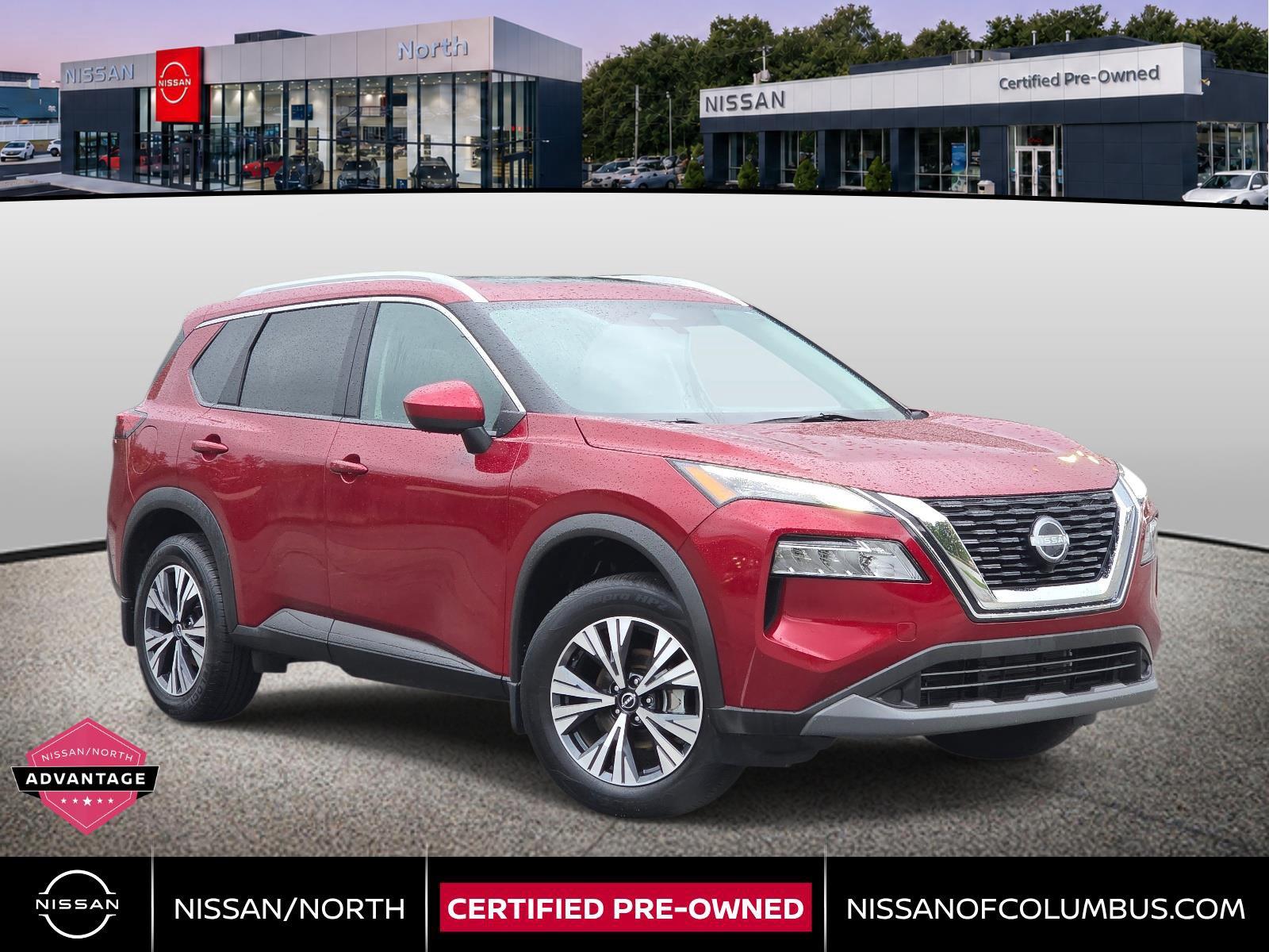 Red (Scarlet Ember Tintcoat) 2023 Nissan Rogue SUV / Crossover All-Wheel Drive Continuously Variable Transmission