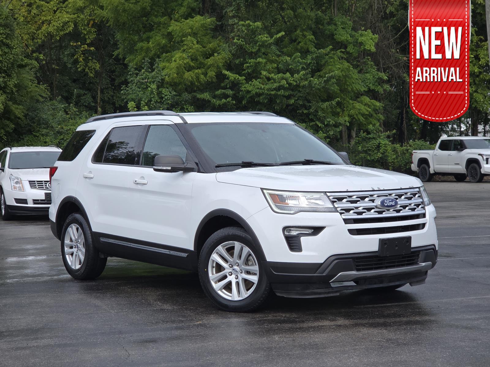 Oxford White 2019 Ford Explorer SUV / Crossover All-Wheel Drive 6-Speed Automatic