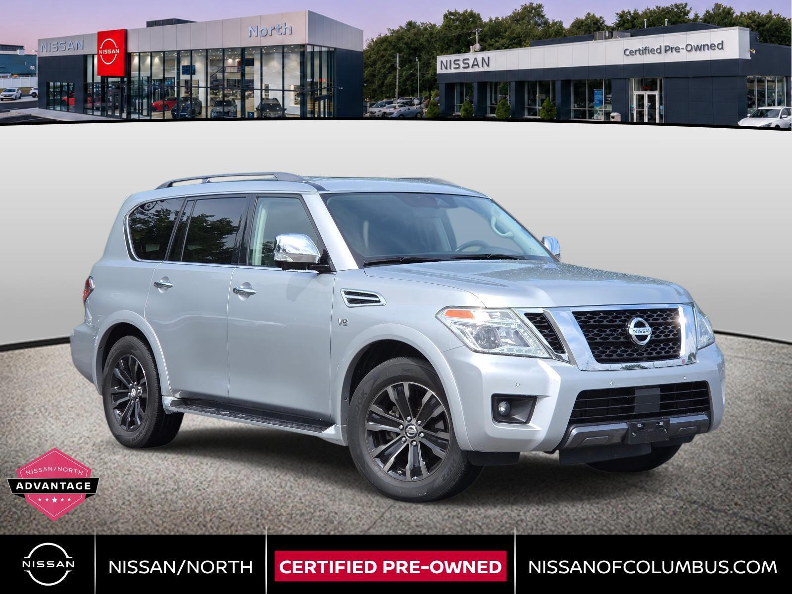 Brilliant Silver Metallic 2019 Nissan Armada SUV / Crossover Four-Wheel Drive Automatic