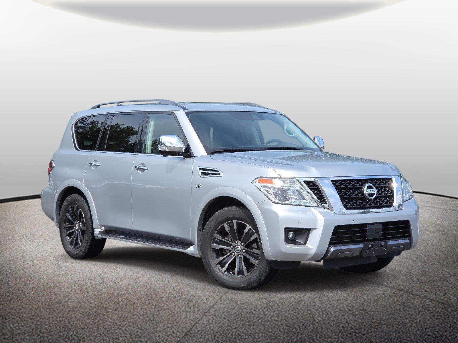 Brilliant Silver Metallic 2019 Nissan Armada SUV / Crossover Four-Wheel Drive Automatic