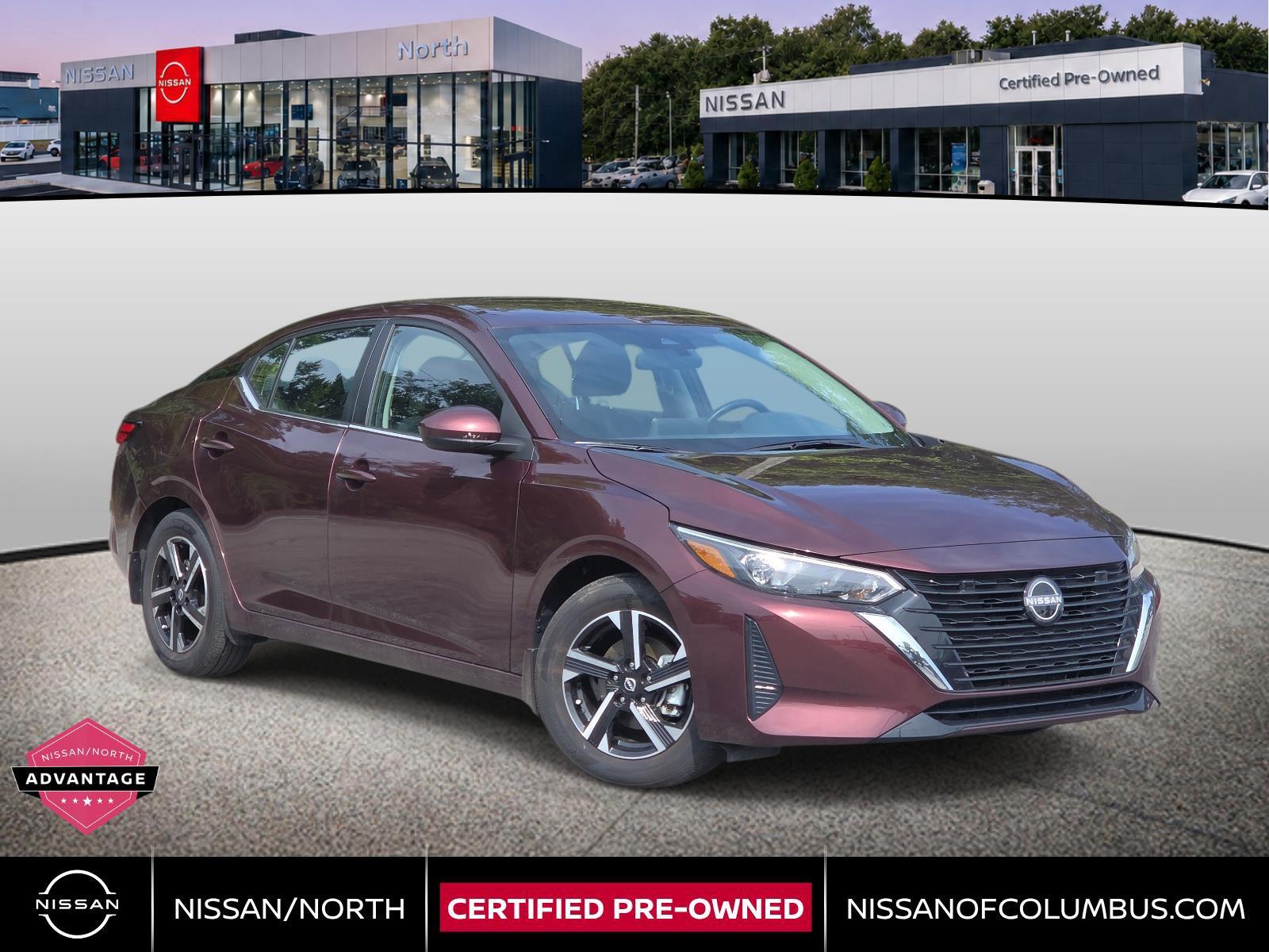 Rosewood Metallic 2025 Nissan Sentra Sedan Front-Wheel Drive Continuously Variable Transmission