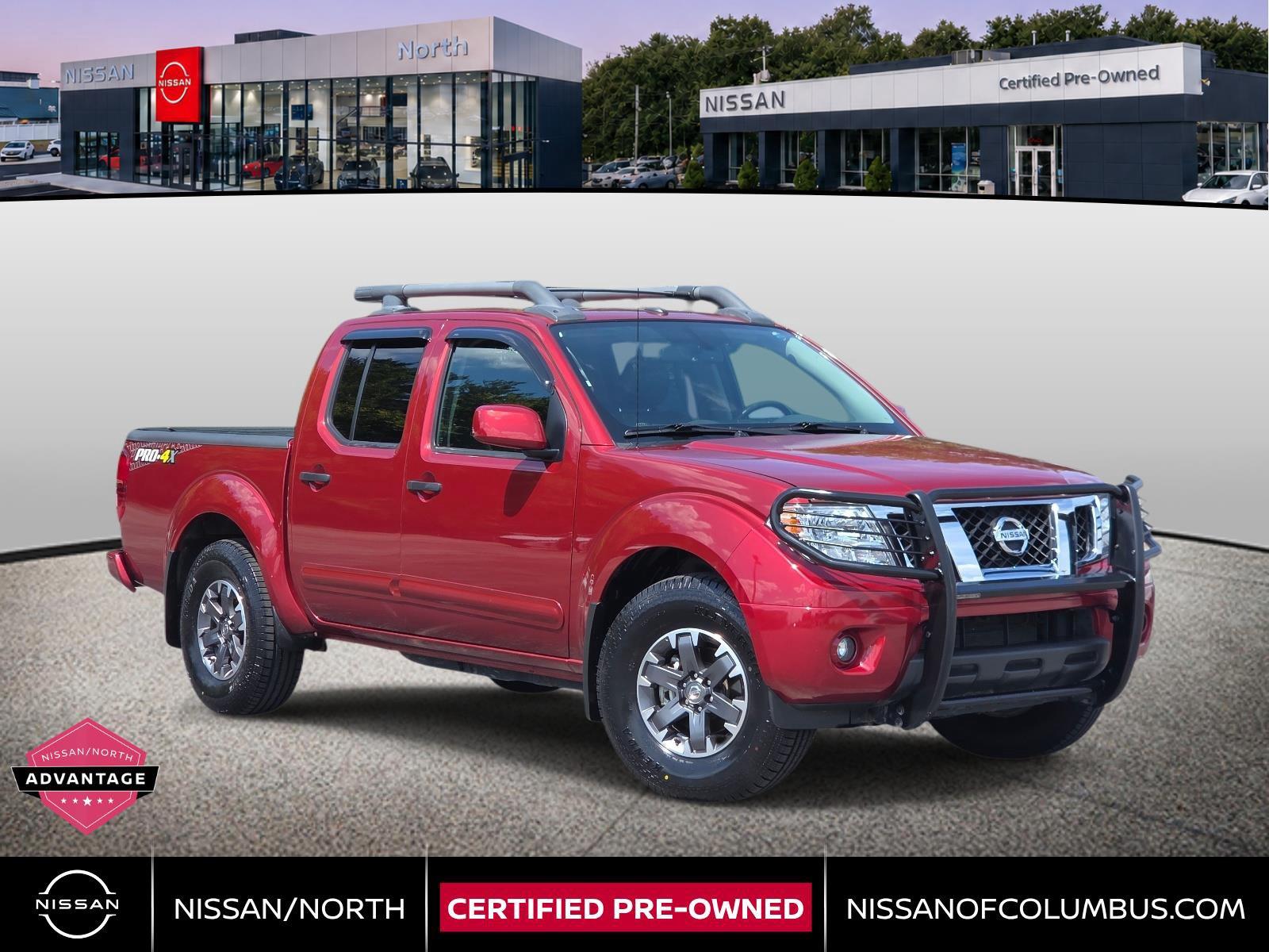 Cayenne Red Metallic 2020 Nissan Frontier Pickup Truck Four-Wheel Drive Automatic