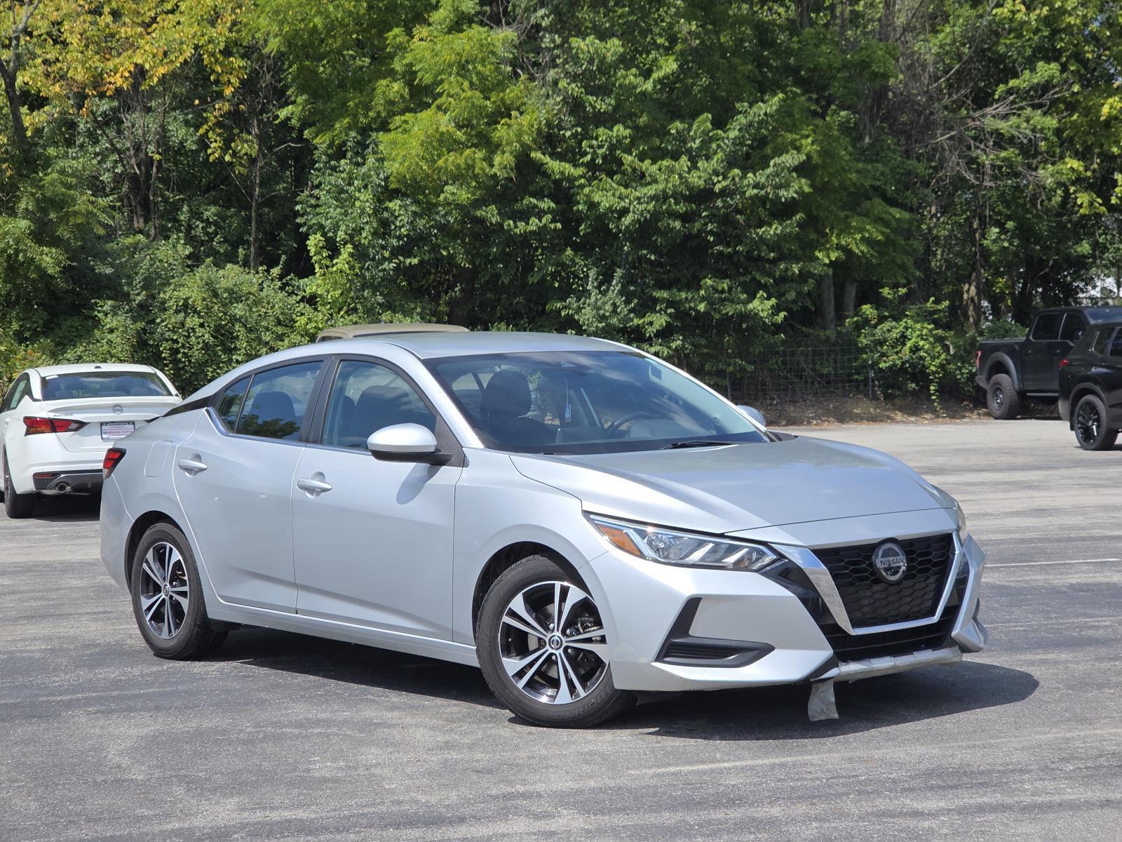 Brilliant Silver Metallic 2021 Nissan Sentra Sedan Front-Wheel Drive Continuously Variable Transmission