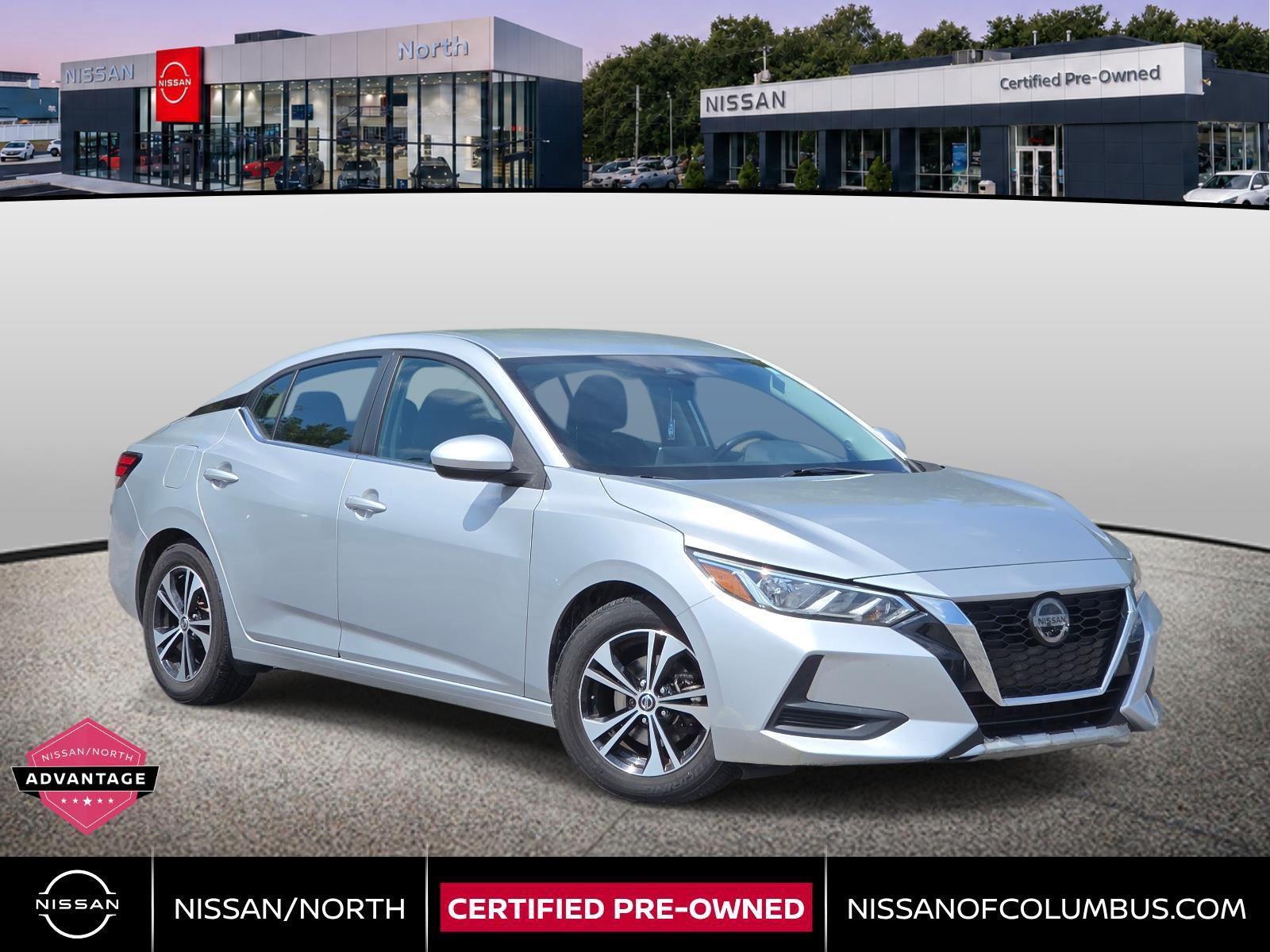 Brilliant Silver Metallic 2021 Nissan Sentra Sedan Front-Wheel Drive Continuously Variable Transmission