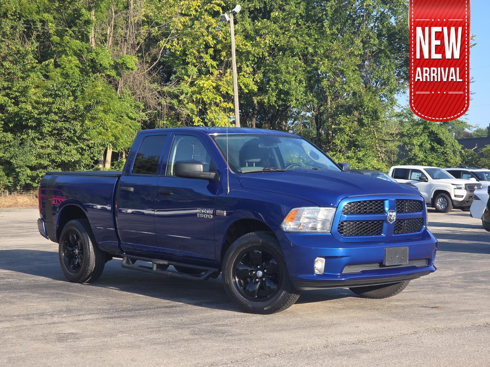 Blue Streak Pearlcoat 2014 RAM 1500 Pickup Truck Four-Wheel Drive 8-Speed Automatic