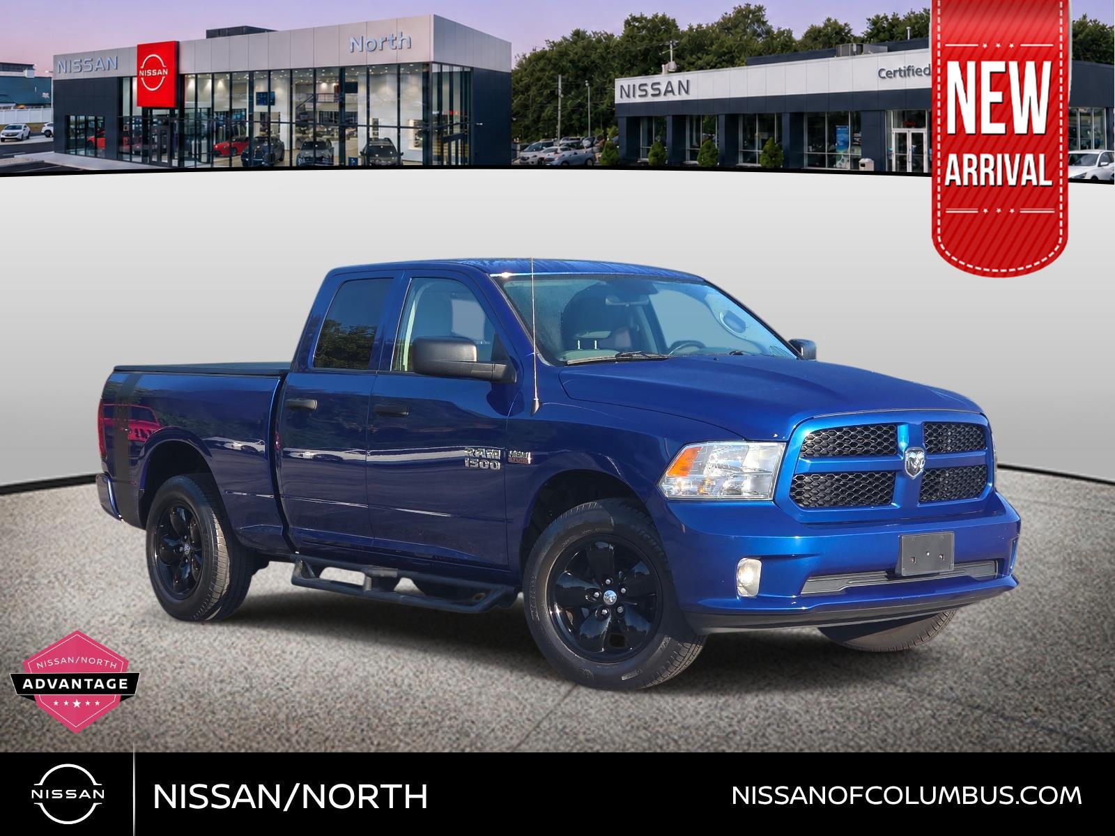 Blue Streak Pearlcoat 2014 RAM 1500 Pickup Truck Four-Wheel Drive 8-Speed Automatic