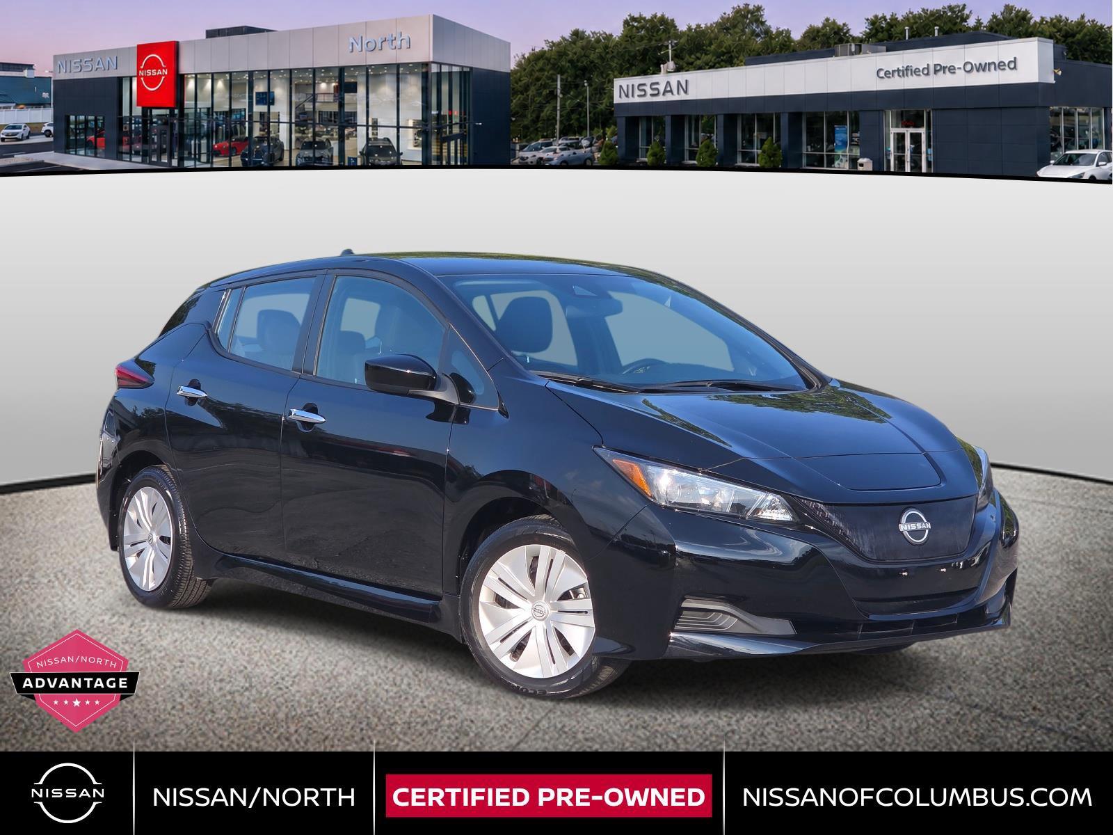 Super Black 2025 Nissan LEAF Hatchback Front-Wheel Drive Automatic