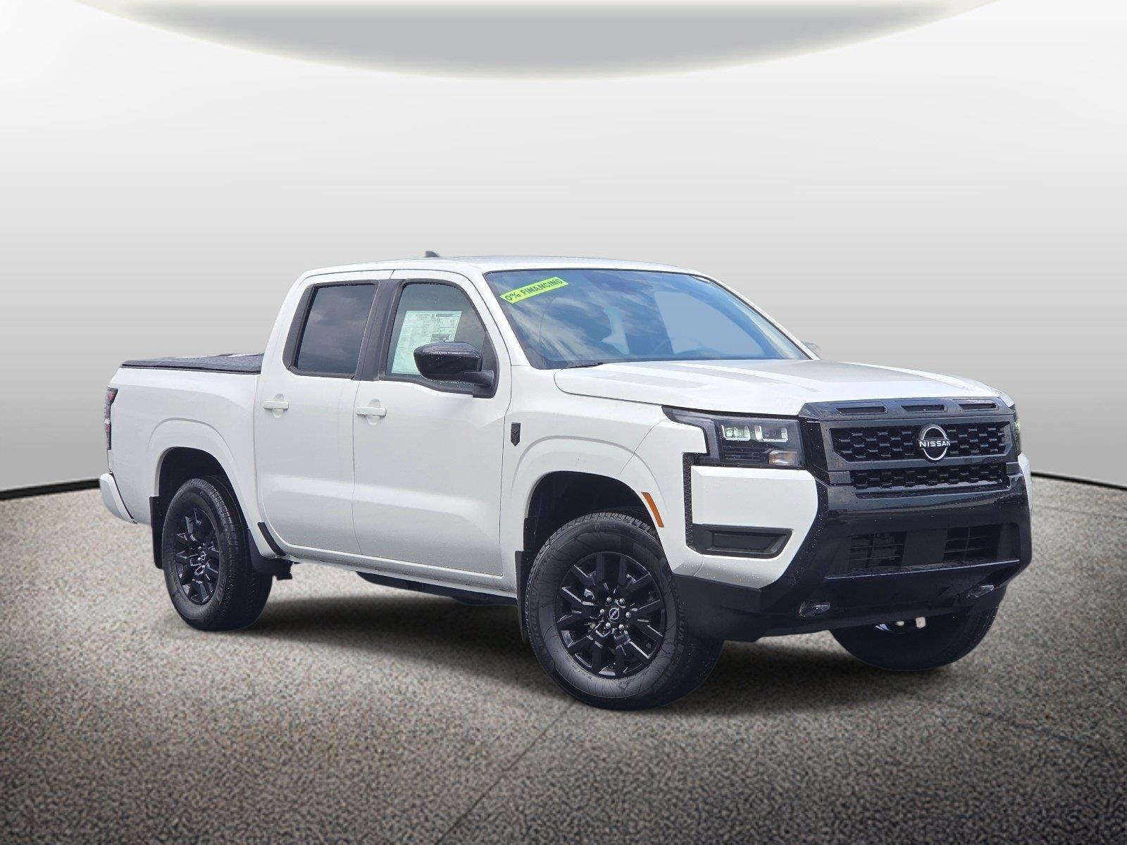Glacier White 2026 Nissan Frontier Pickup Truck Four-Wheel Drive Automatic