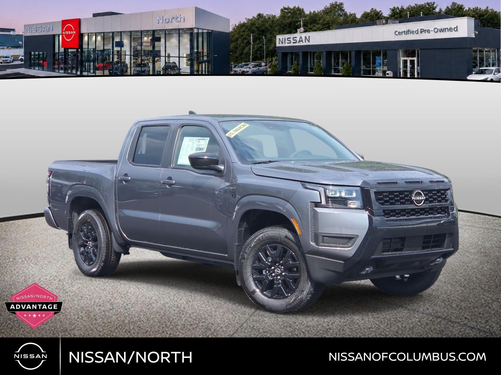 Gray (Gun Metallic) 2026 Nissan Frontier Pickup Truck Four-Wheel Drive Automatic