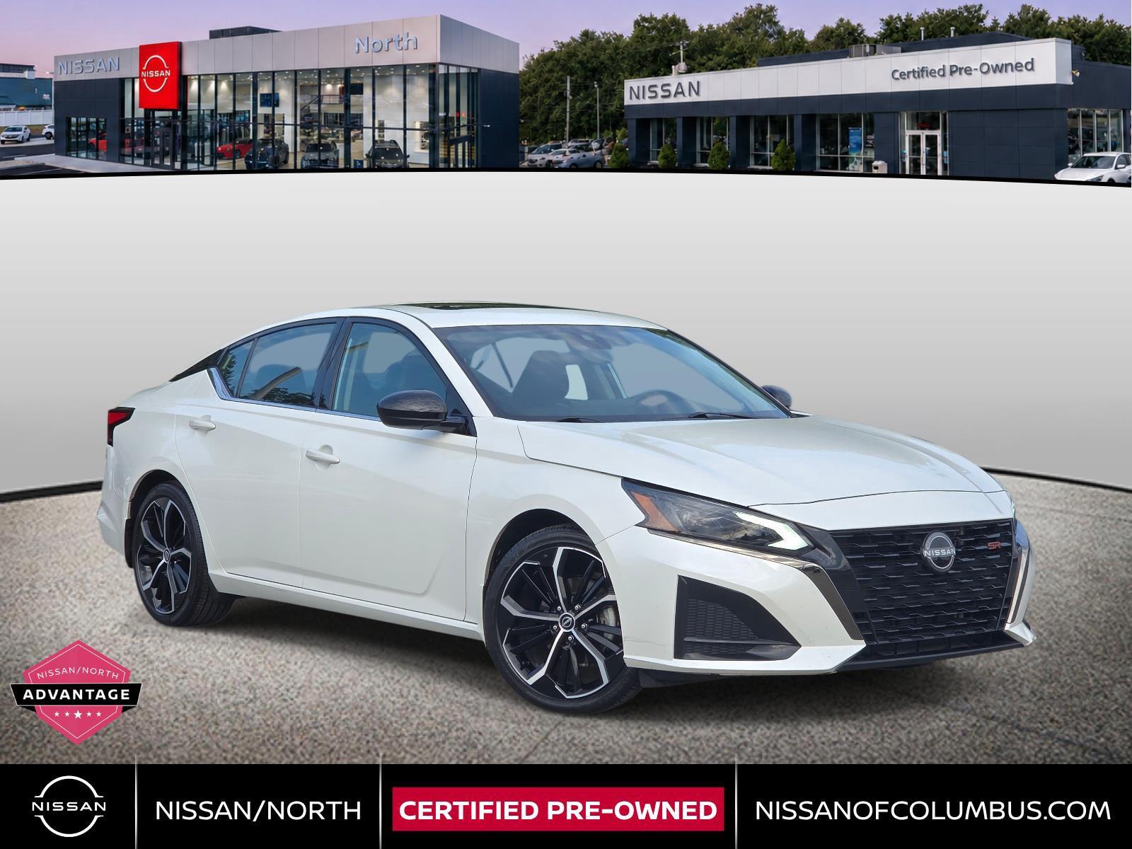 Pearl White Tricoat 2025 Nissan Altima Sedan Front-Wheel Drive Continuously Variable Transmission