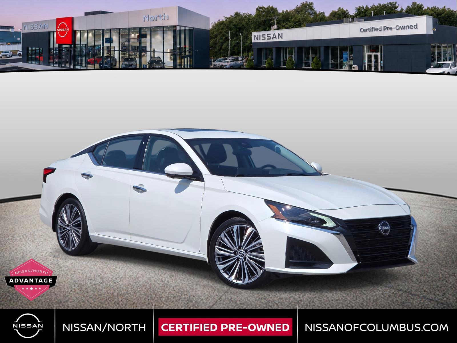 Pearl White Tricoat 2024 Nissan Altima Sedan Front-Wheel Drive Continuously Variable Transmission