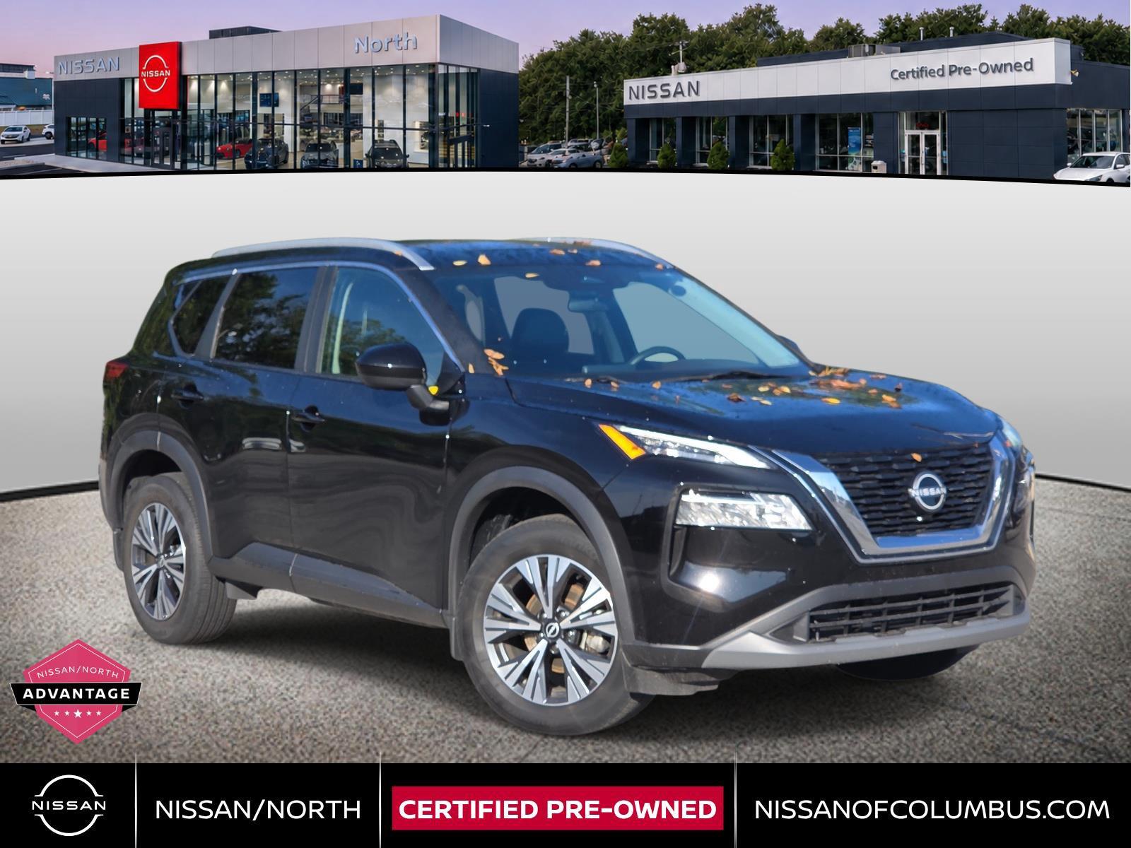 Super Black 2023 Nissan Rogue SUV / Crossover All-Wheel Drive Continuously Variable Transmission