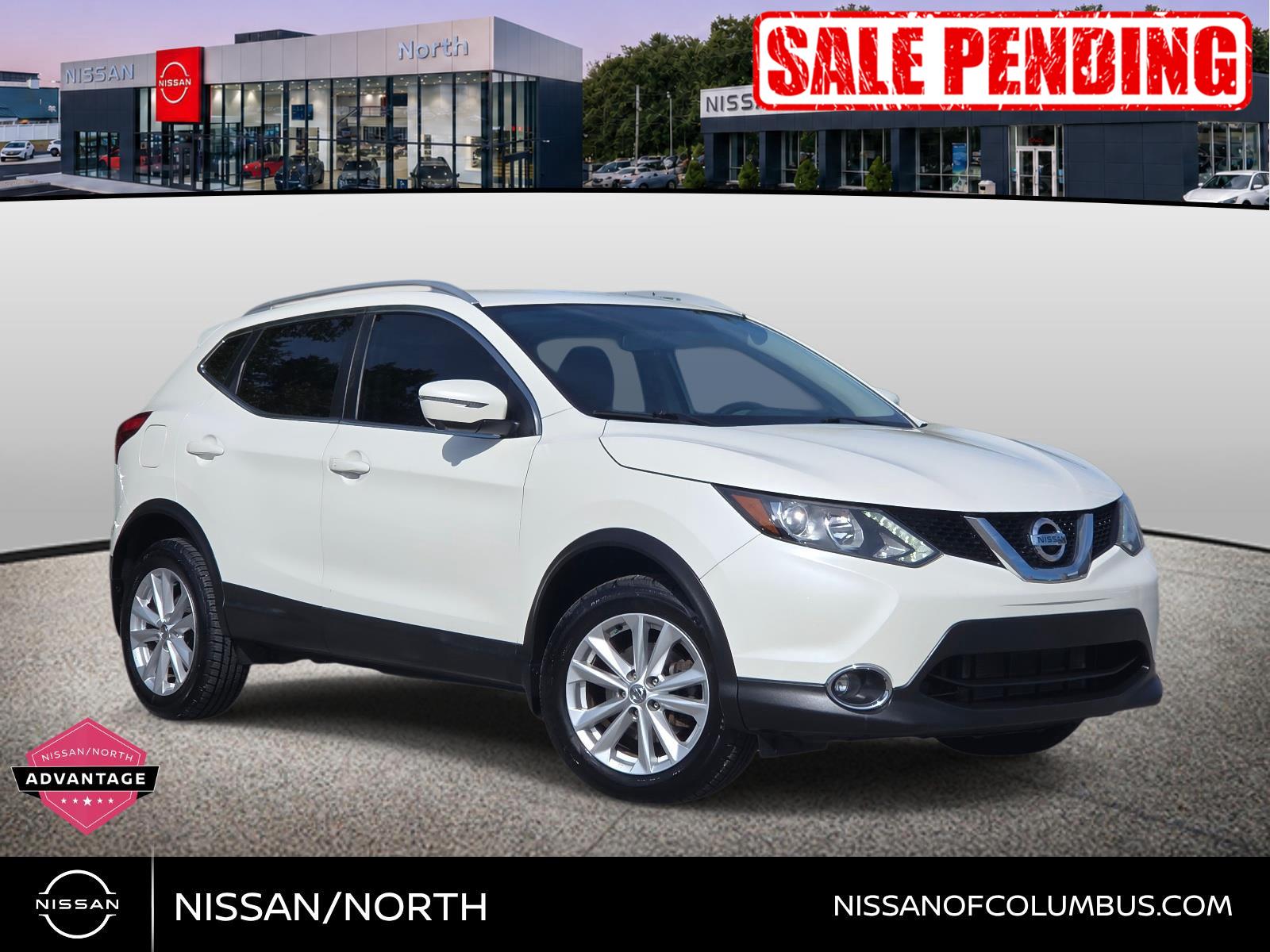 Pearl White 2017 Nissan Rogue Sport SUV / Crossover All-Wheel Drive Continuously Variable Transmission