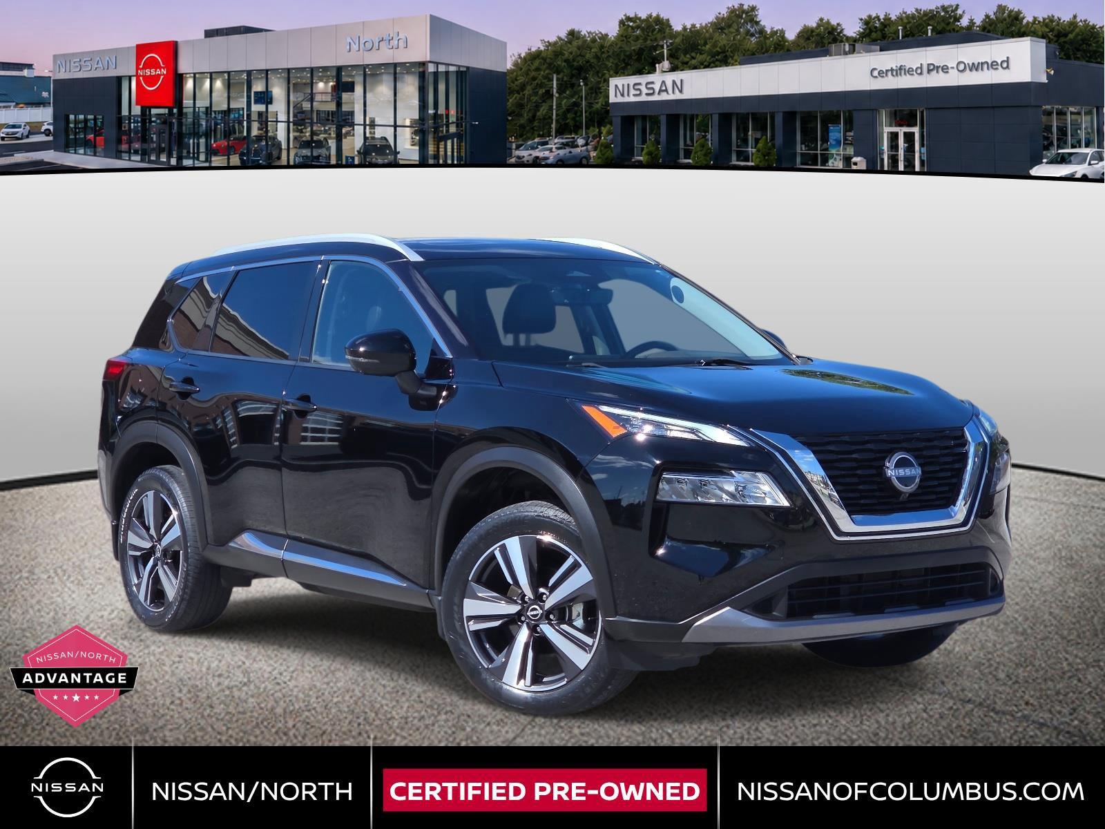 Super Black 2023 Nissan Rogue SUV / Crossover All-Wheel Drive Continuously Variable Transmission