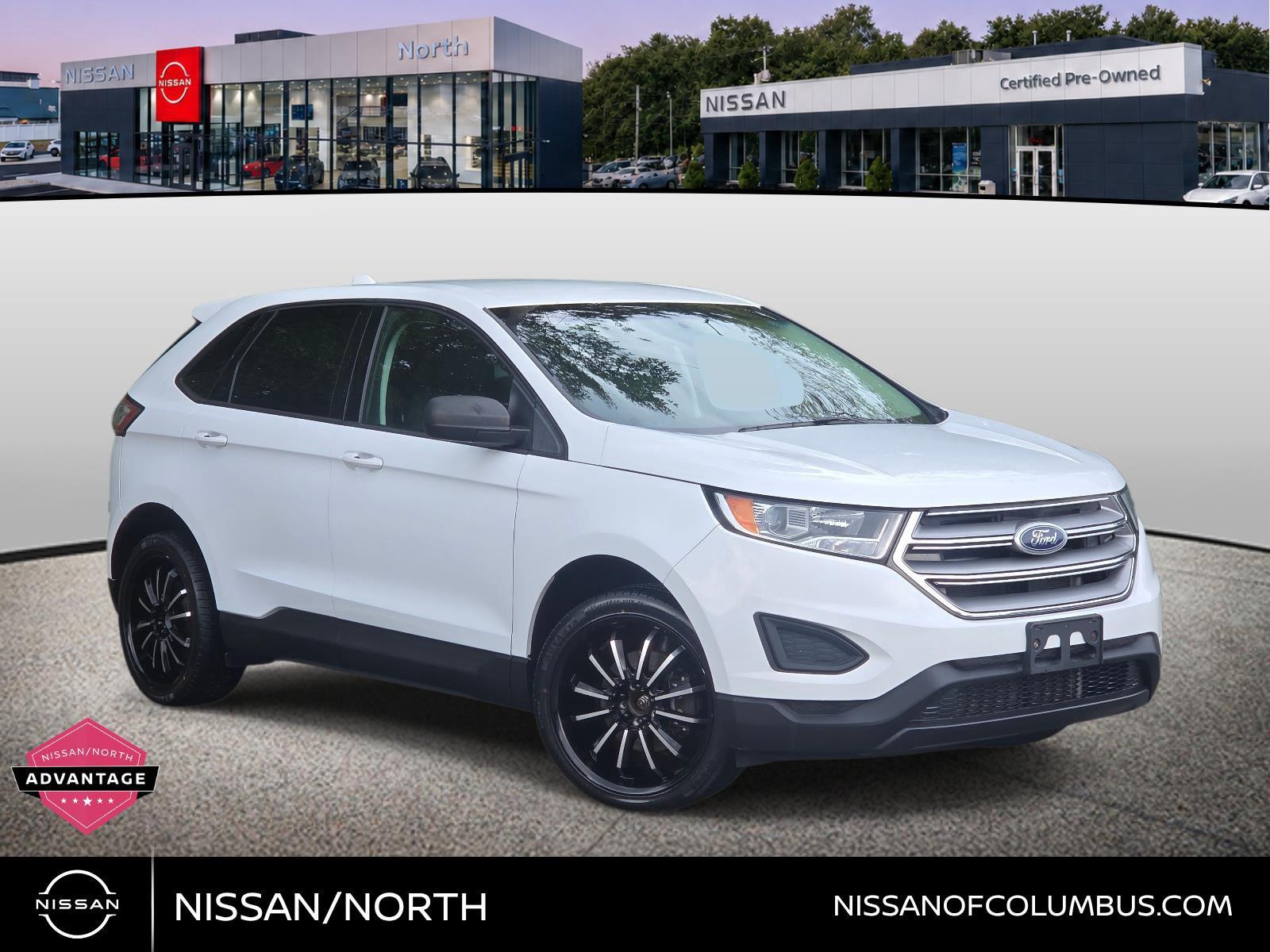 Oxford White 2015 Ford Edge SUV / Crossover Front-Wheel Drive 6-Speed Automatic