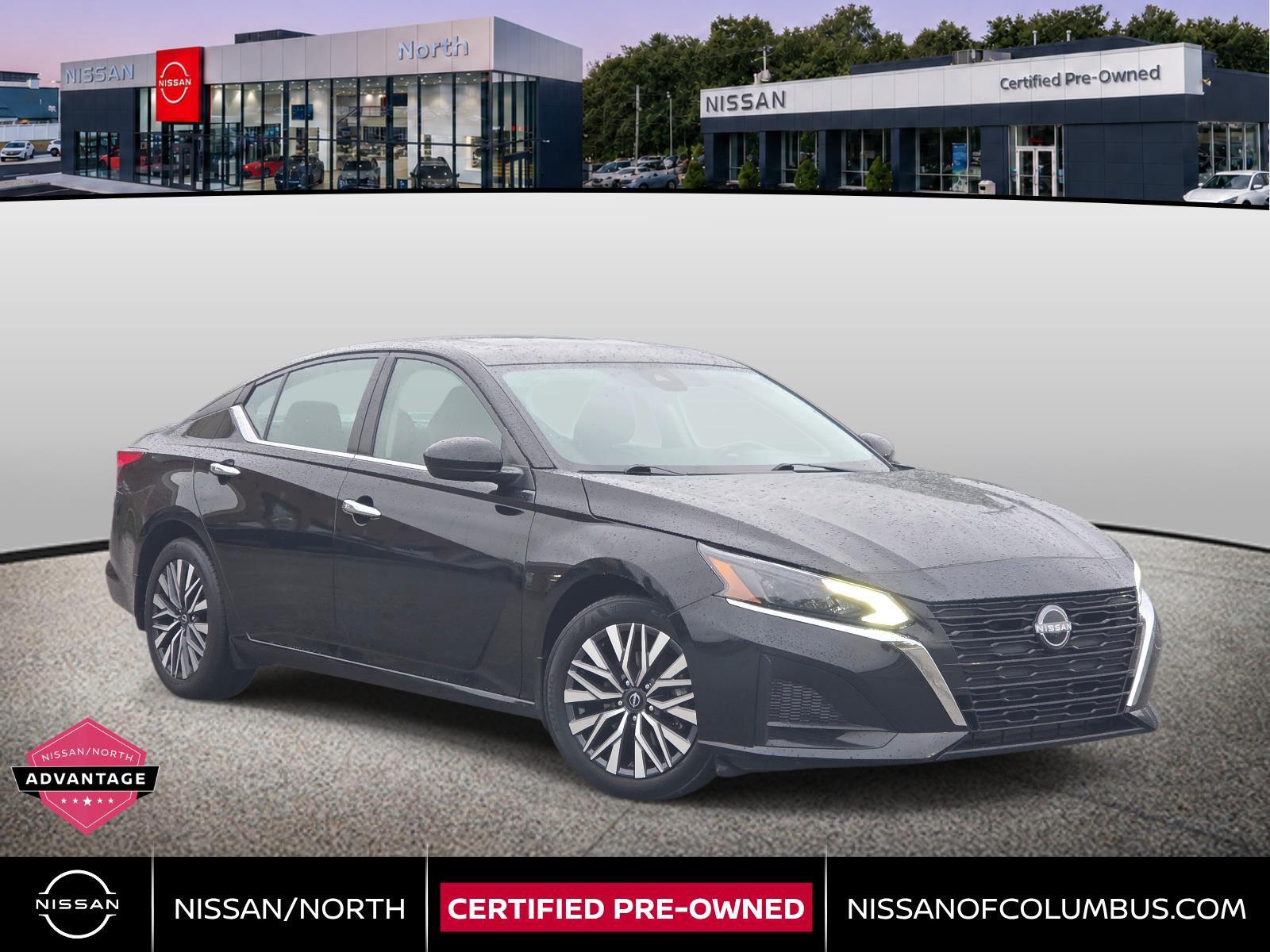 Super Black 2024 Nissan Altima Sedan Front-Wheel Drive Continuously Variable Transmission